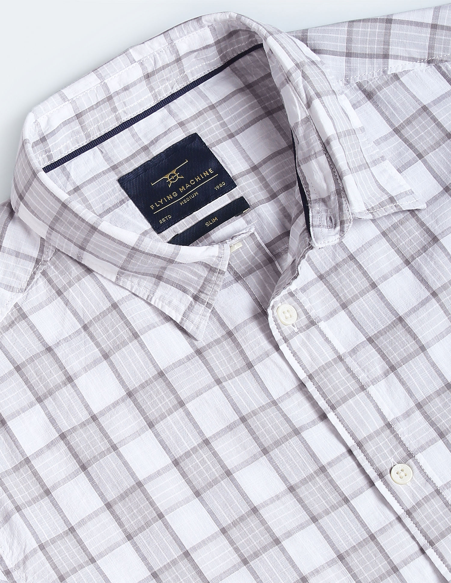 Flying Machine Tartan Check Cotton Shirt