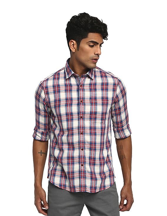 men chex shirt