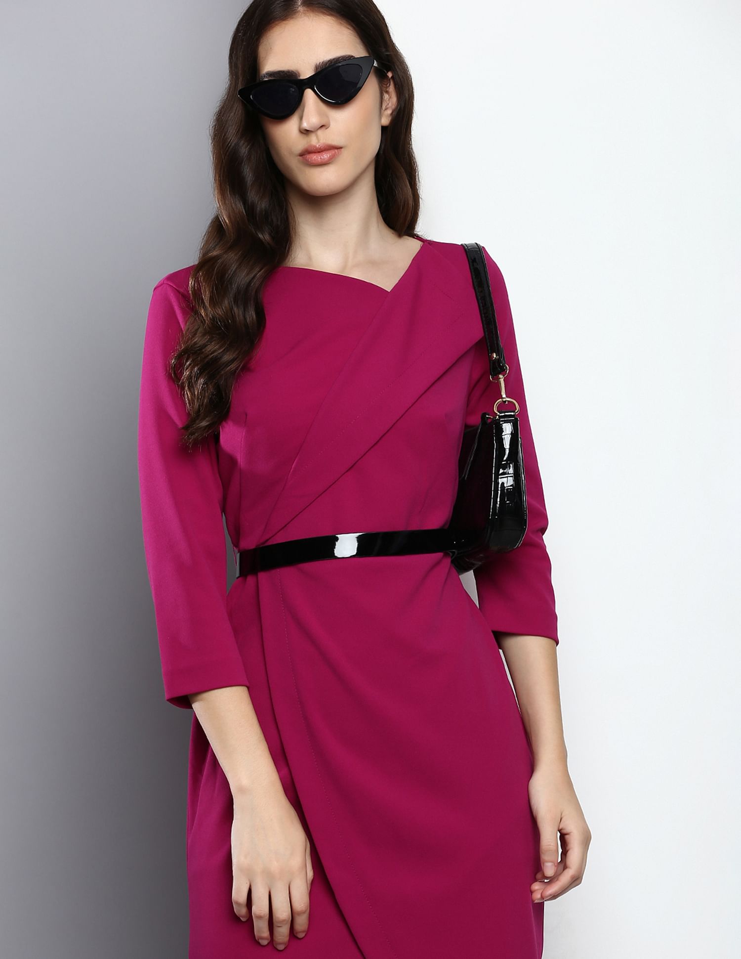 Calvin klein three 2024 quarter sleeve dresses