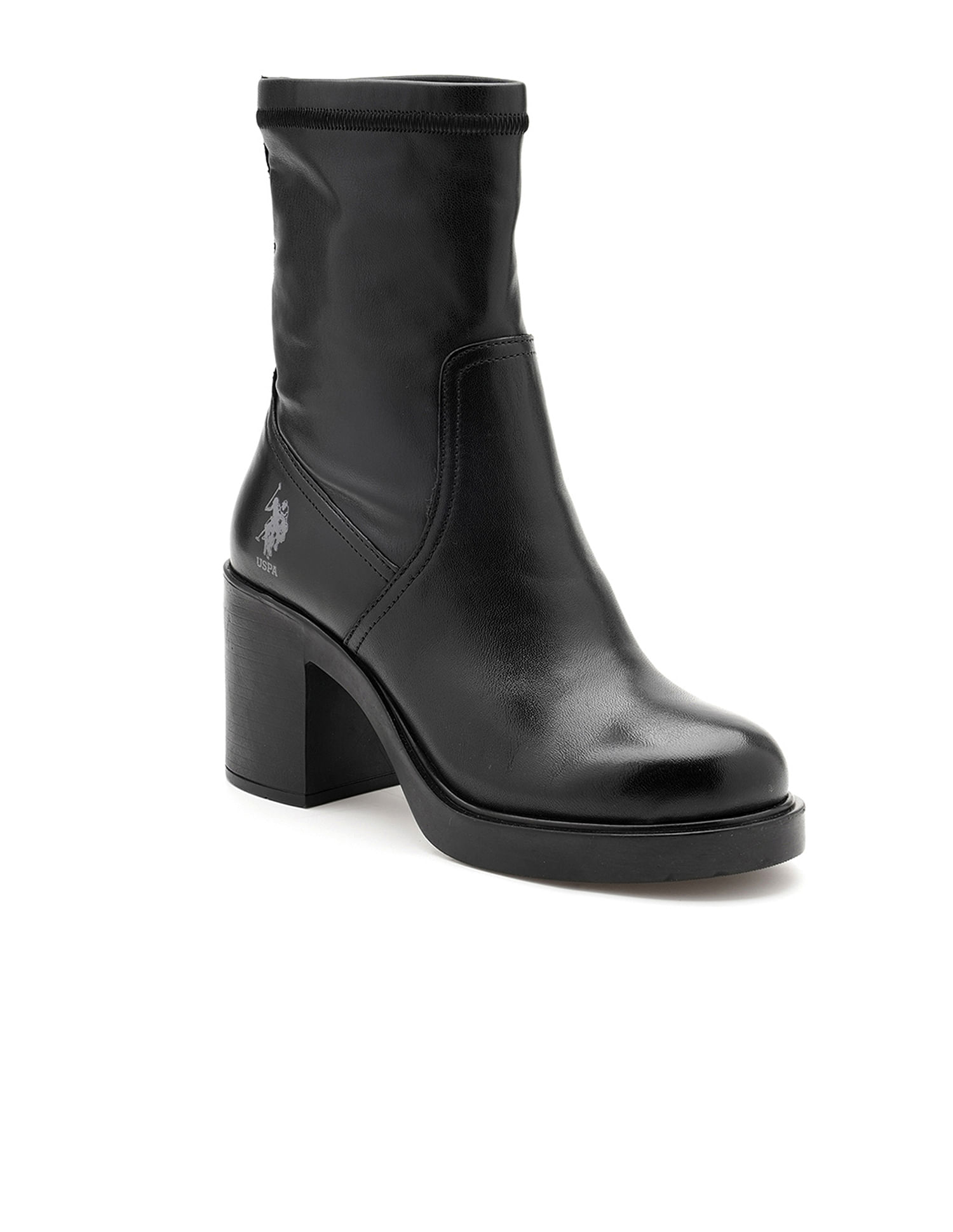 U.S. Polo Assn. Women Vittoria Leather Ankle Boots