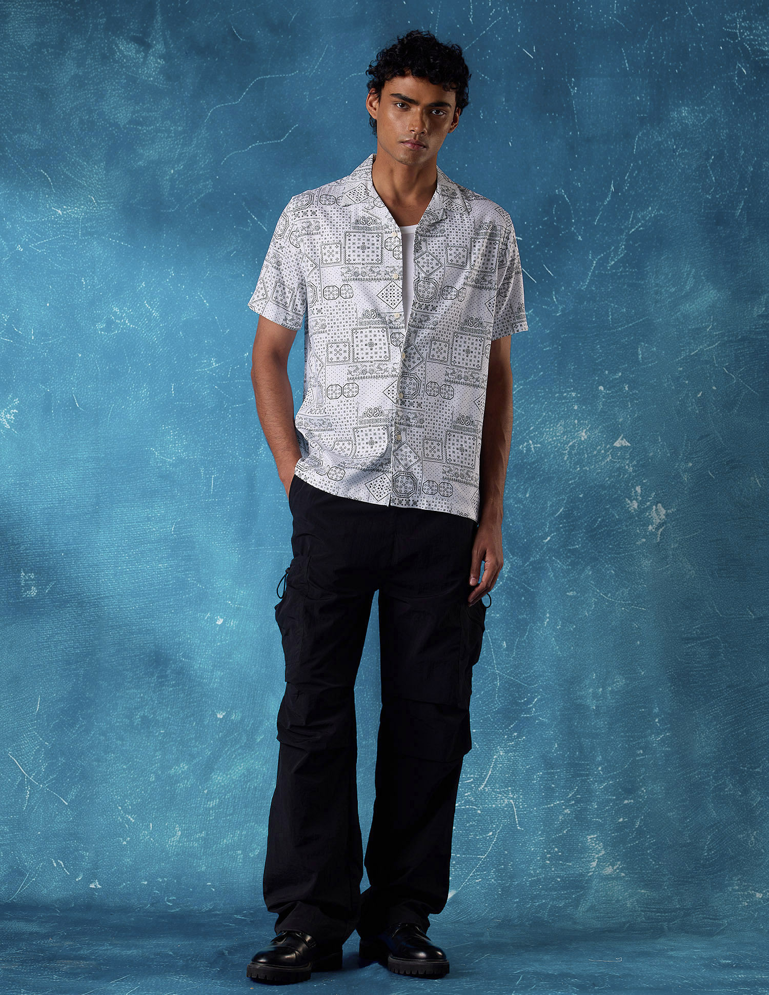 Flying Machine Relaxed Fit Twill Cargo Pants