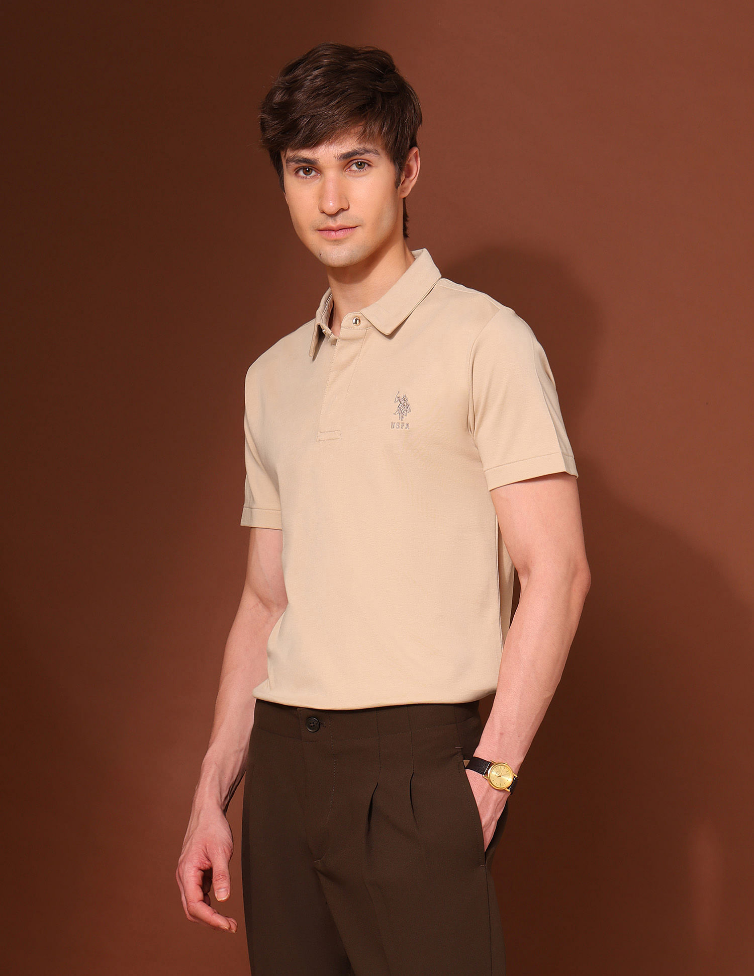 U.S. Polo Assn. Pure Cotton Work And Wander Polo Shirt