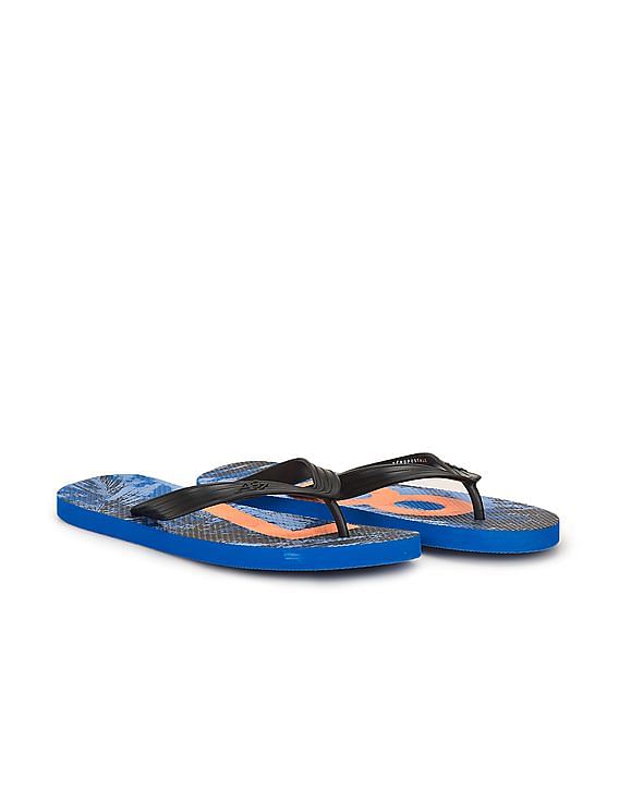 Aeropostale Numeric Print Flip Flops