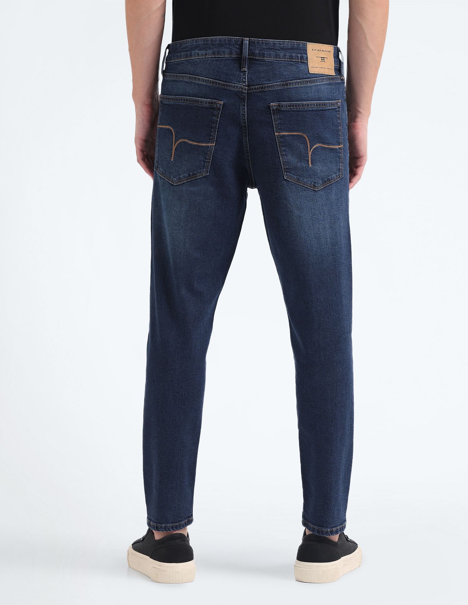 Flying Machine Mankle Relax Tapered Stone Wash Jeans