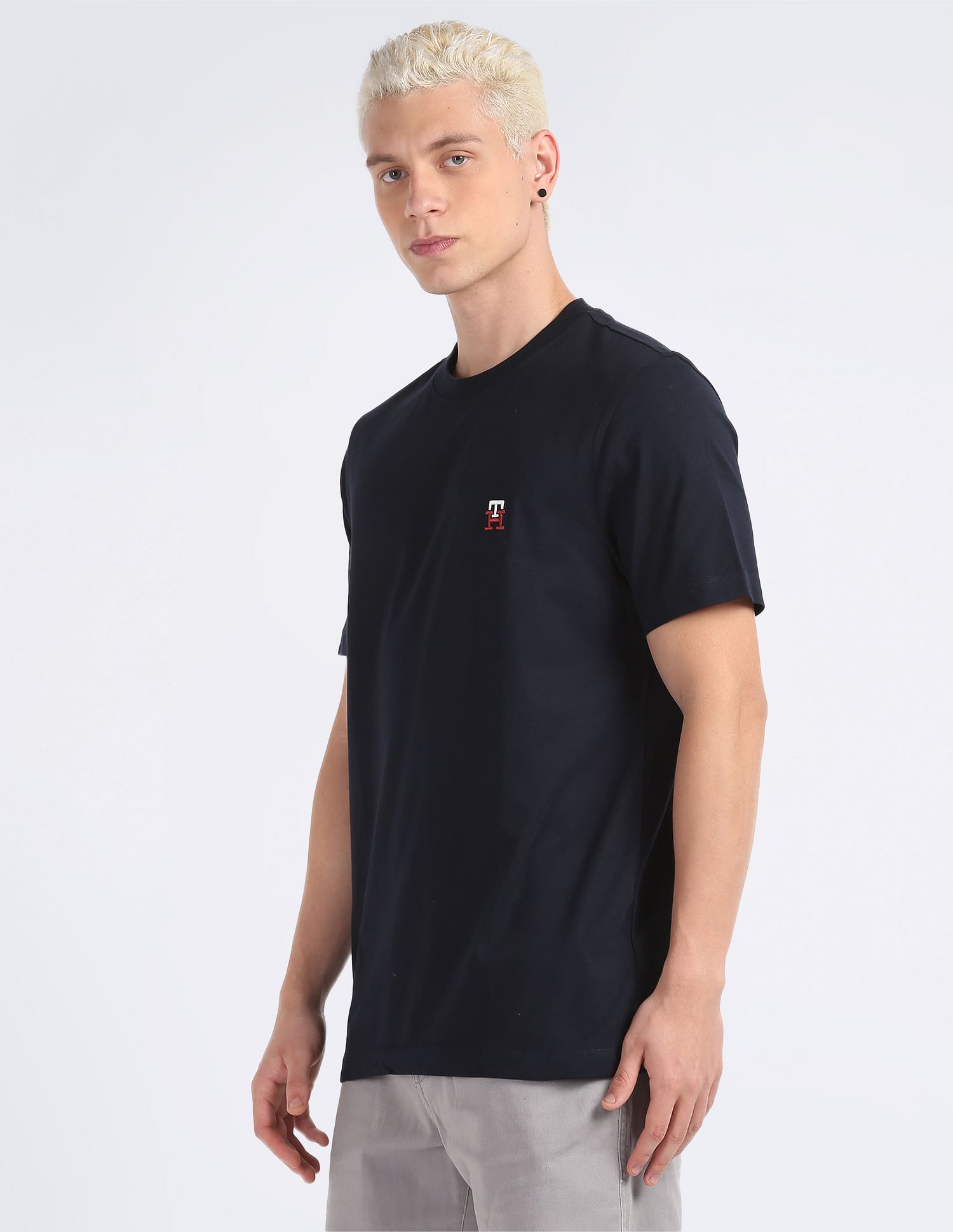 Tommy Hilfiger Embroidered Monogram Regular Fit T-Shirt