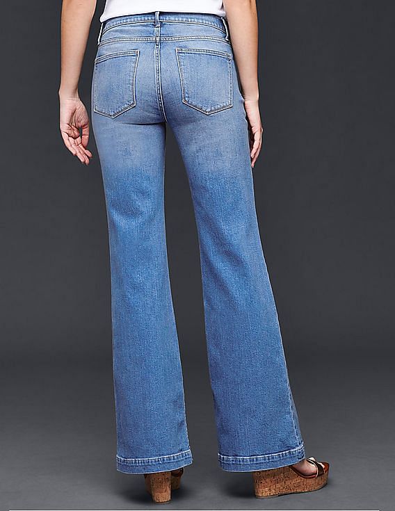 Buy GAP Women Women Blue Authentic 1969 Flare Jeans NNNOW