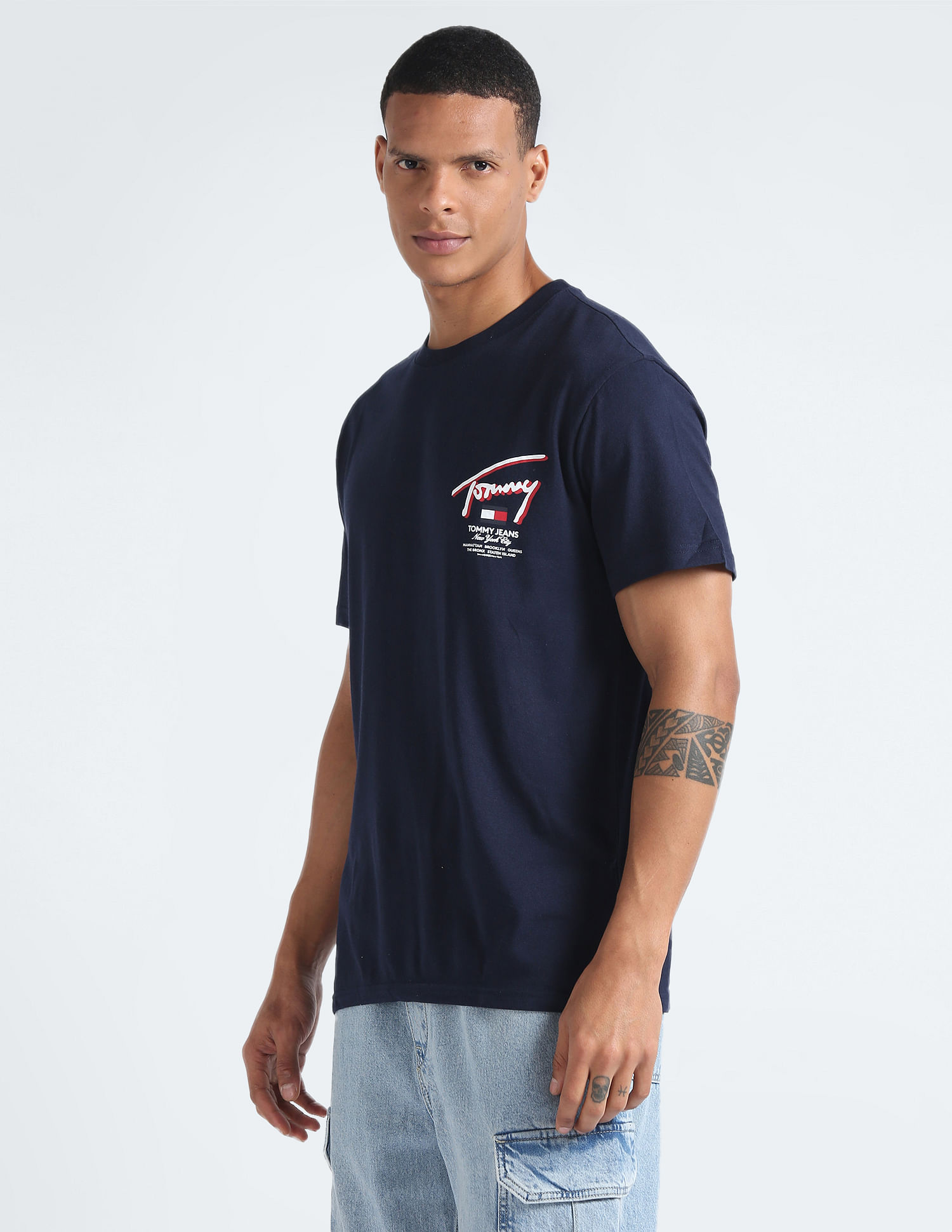 Tommy Hilfiger 3D Street Signature Cotton T-Shirt