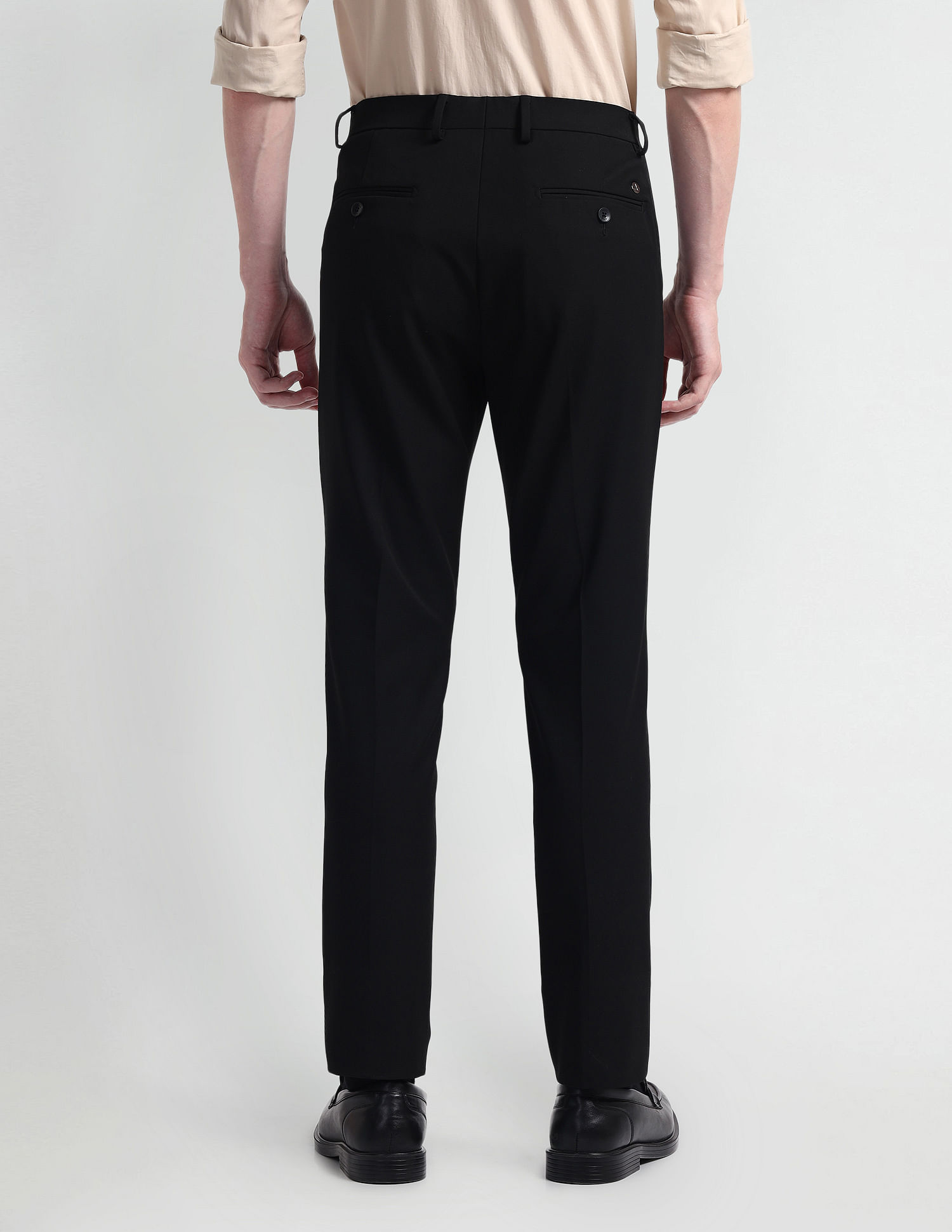 Arrow Bi-Stretch Slim Fit Twill Trousers