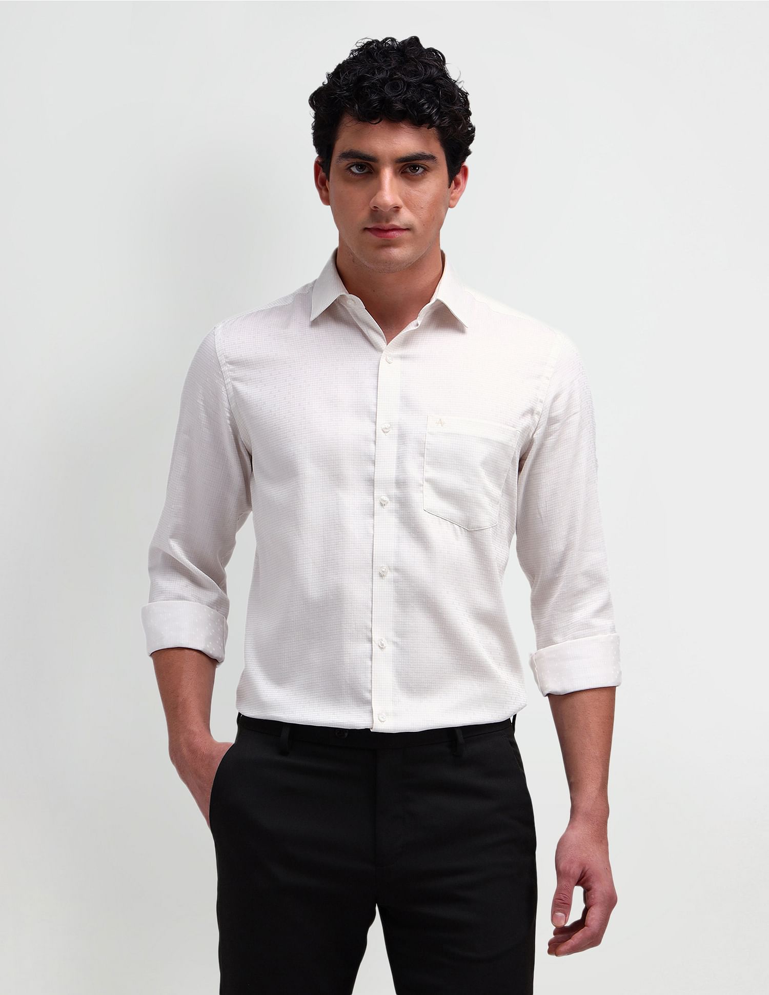 Arrow Liberty Classic Micro Checked Shirt