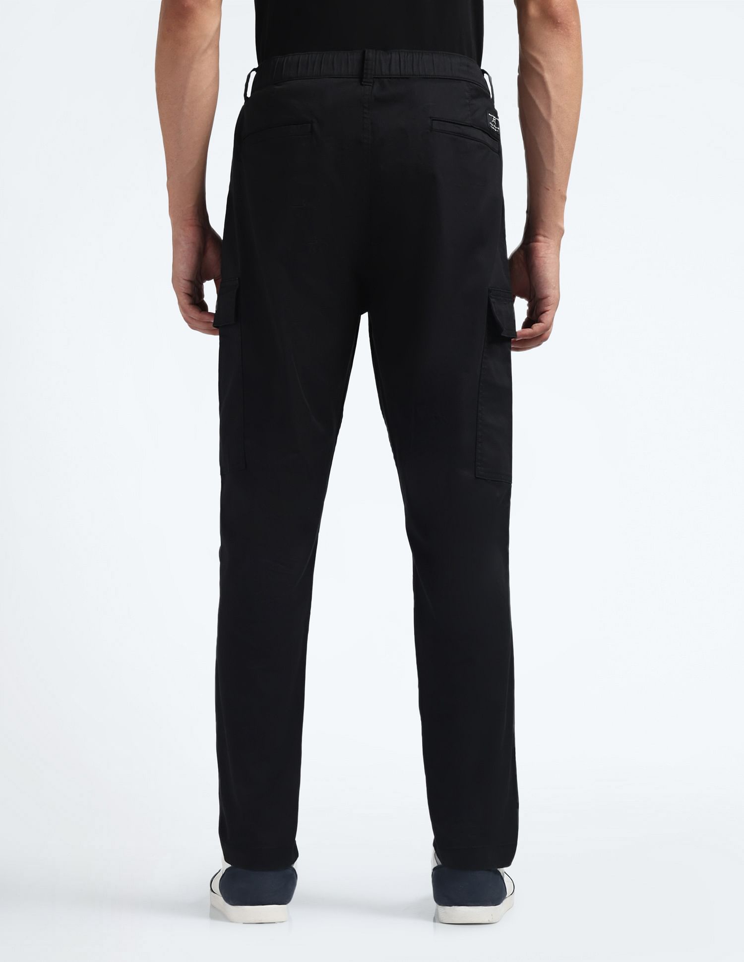 Flying Machine Mid Rise Slim Fit Cargo Pants