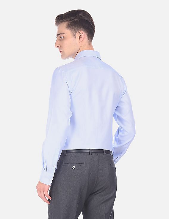 Arrow Regular Fit Textured Premium Shirt