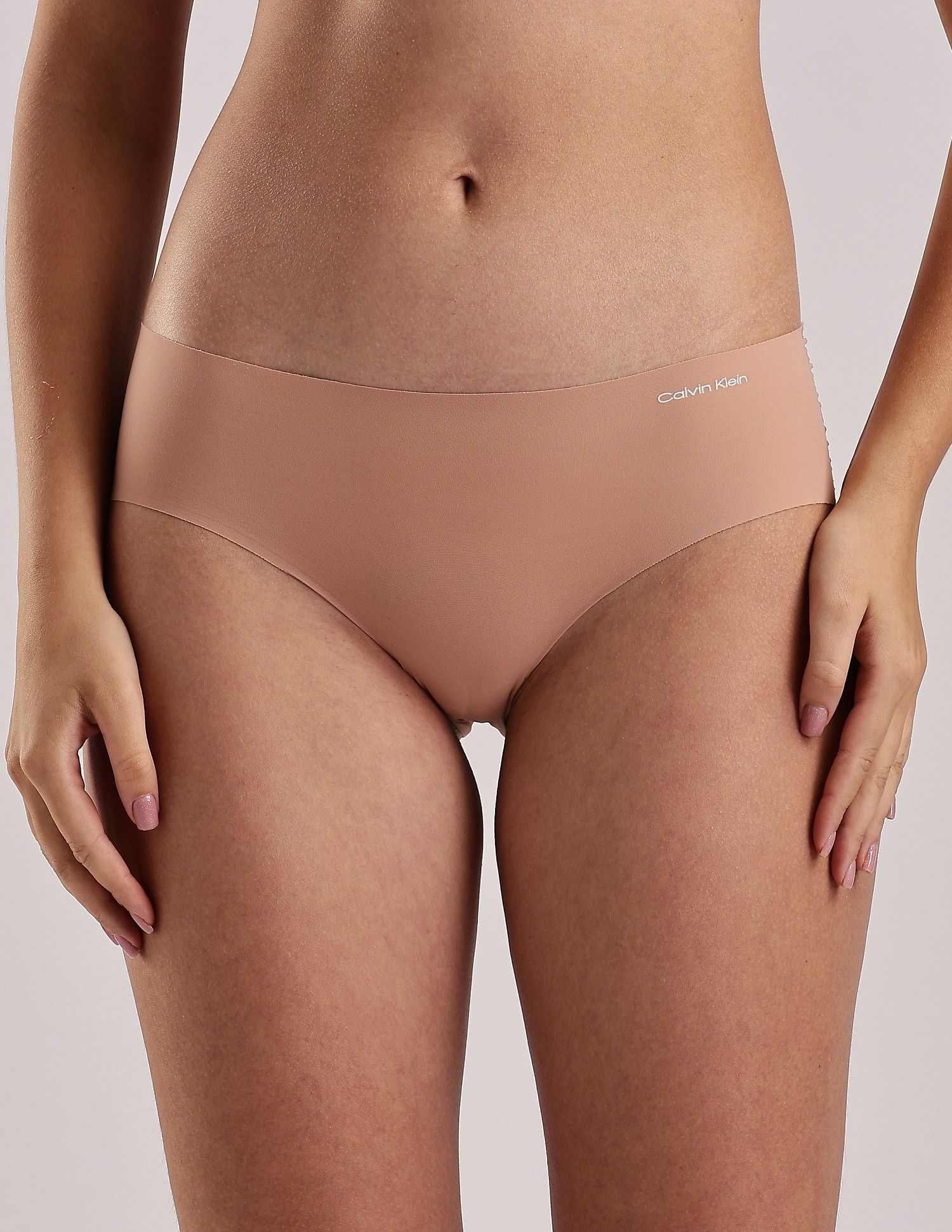 Calvin Klein Underwear Beige Solid Low Rise Panties