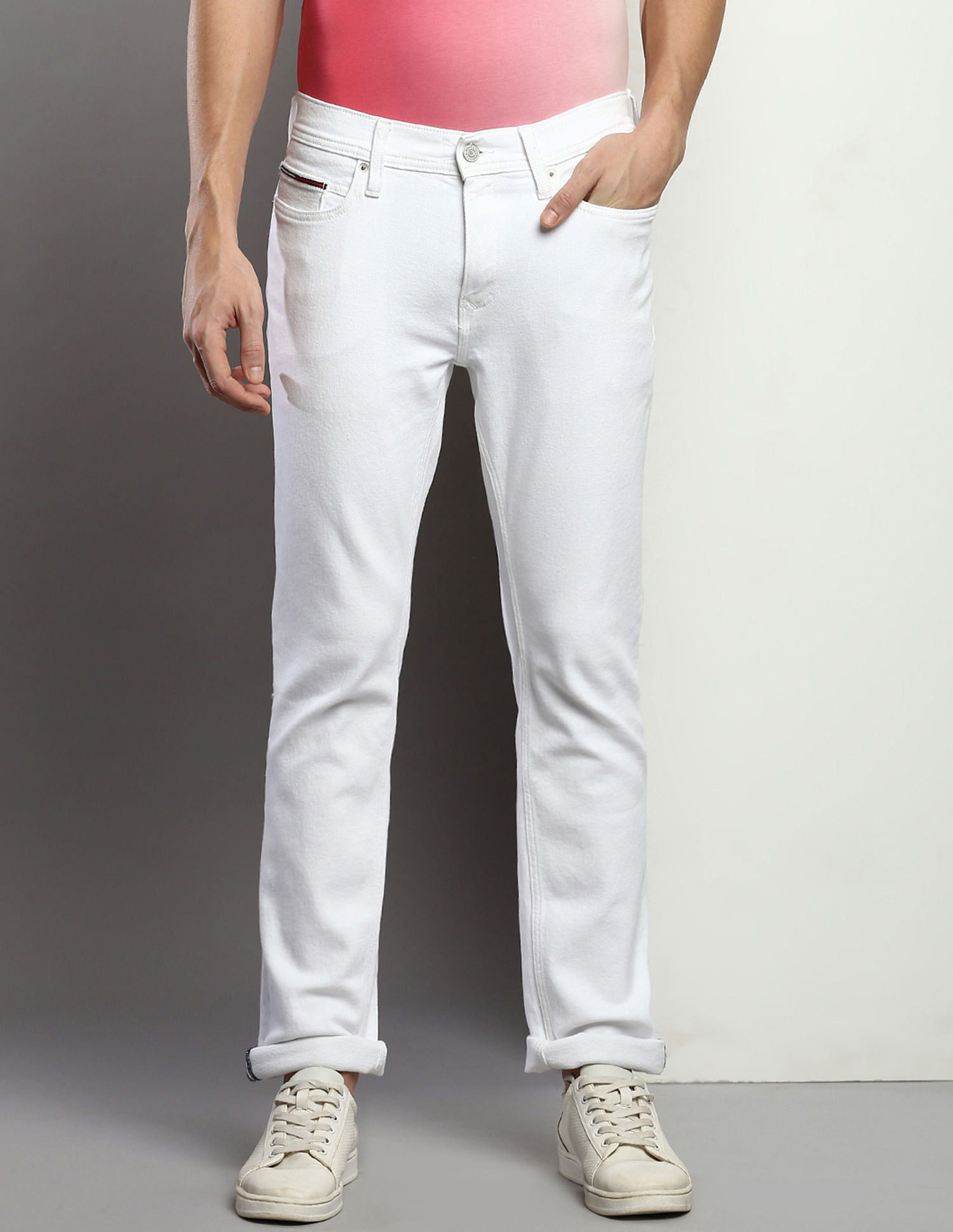 Tommy Hilfiger Organic Cotton Slim Fit Twill Jeans