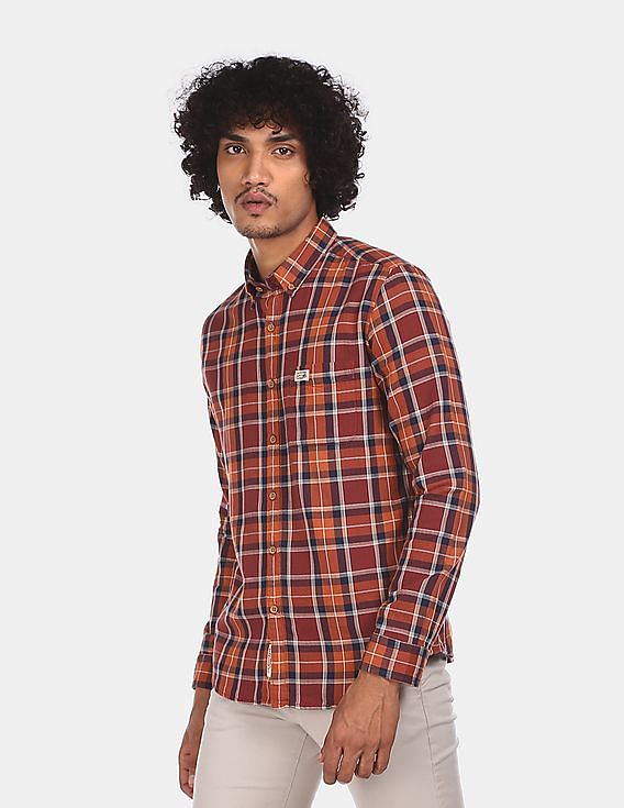 Buy Indigo Shirts for Men by JOHN PLAYERS JEANS Online | Ajio.com-nttc.com.vn