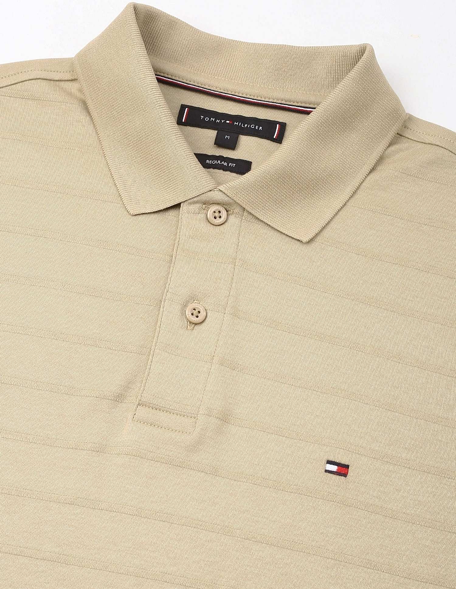 Tommy Hilfiger Self-Design Regular-Fit Cotton Polo Shirt