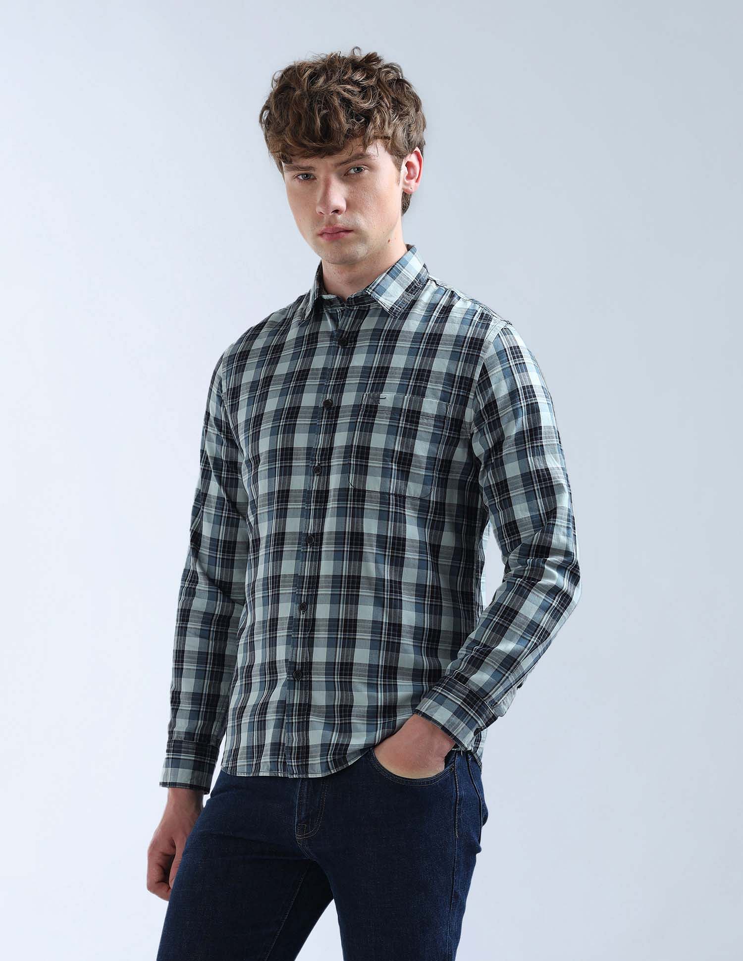 Flying Machine Slim Fit Twill Original Shirt