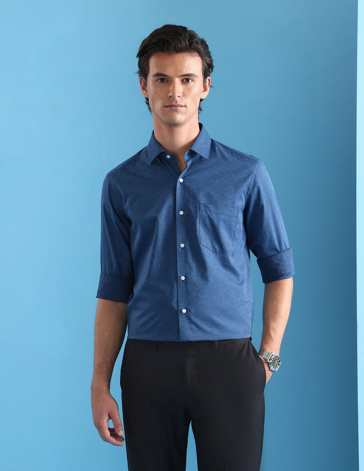 Arrow Manhattan Slim Fit Velocity Shirt