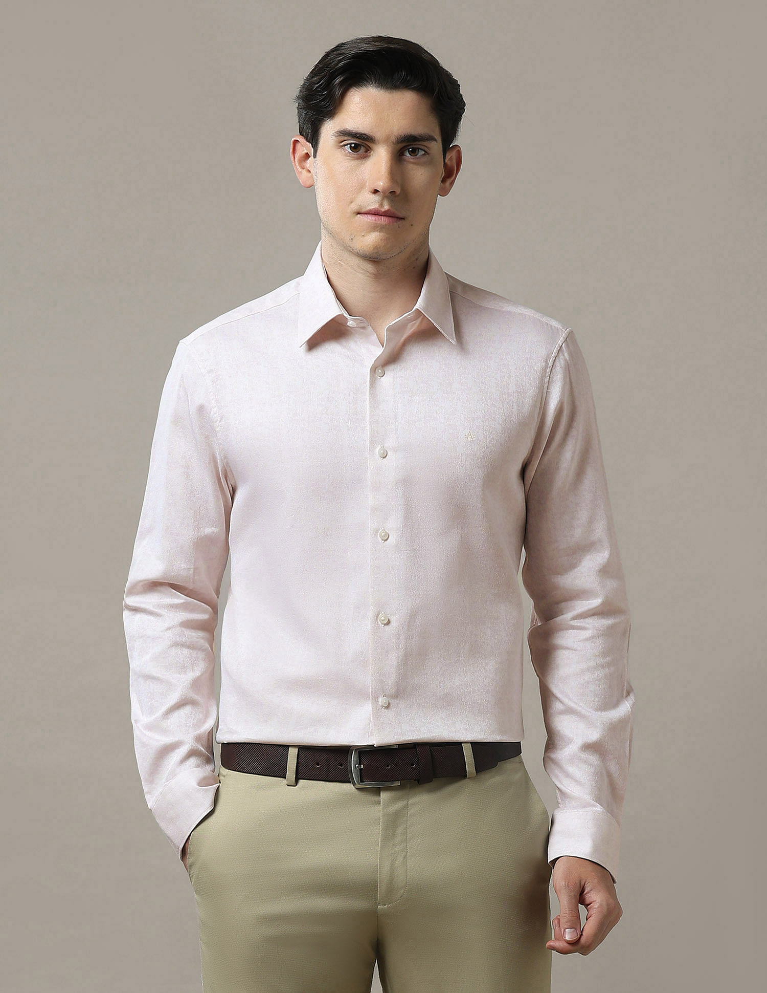 Arrow Tailored Fit Solid 1851 Shirt