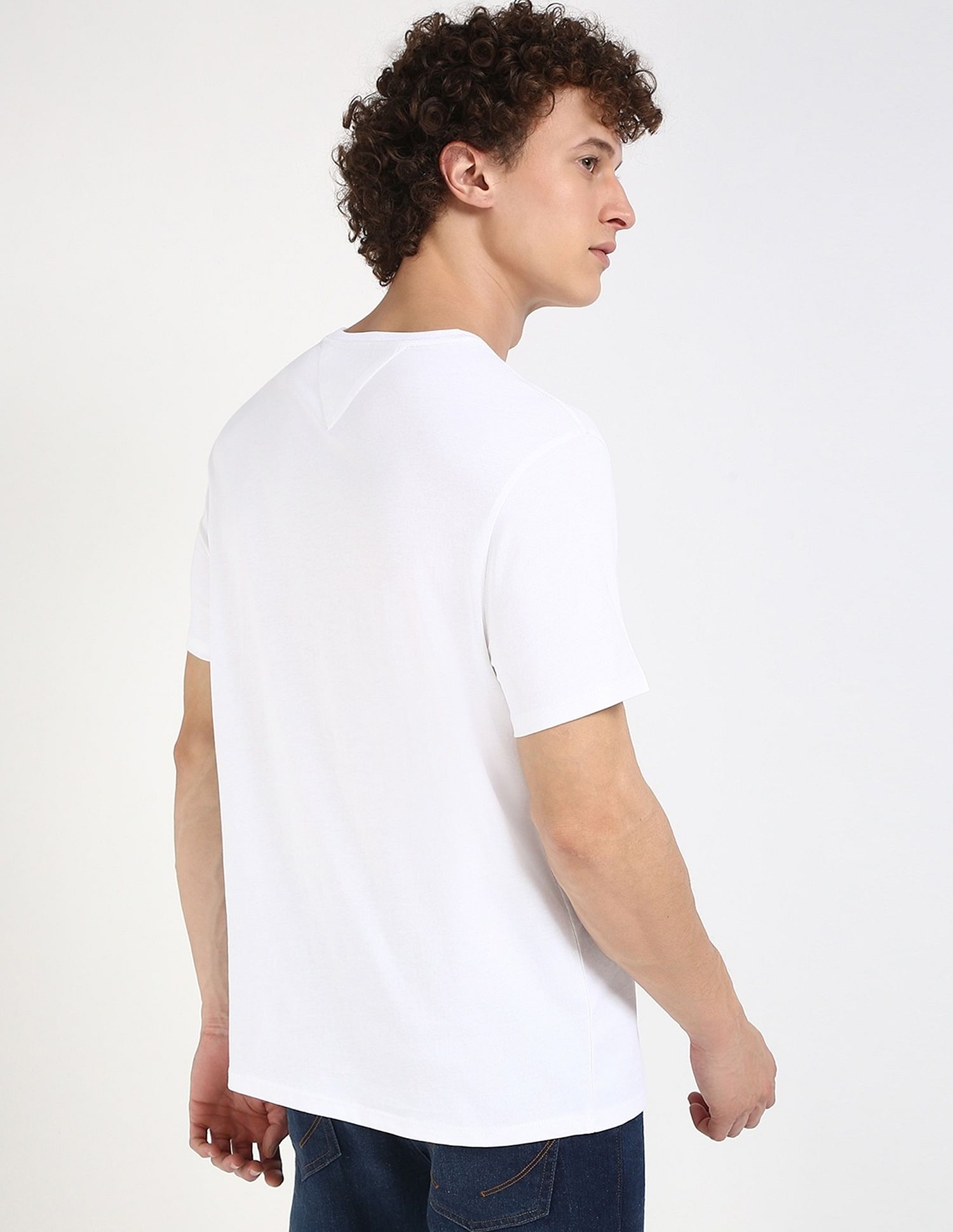 Tommy Hilfiger Embroidered Logo Regular-Fit Cotton T-Shirt