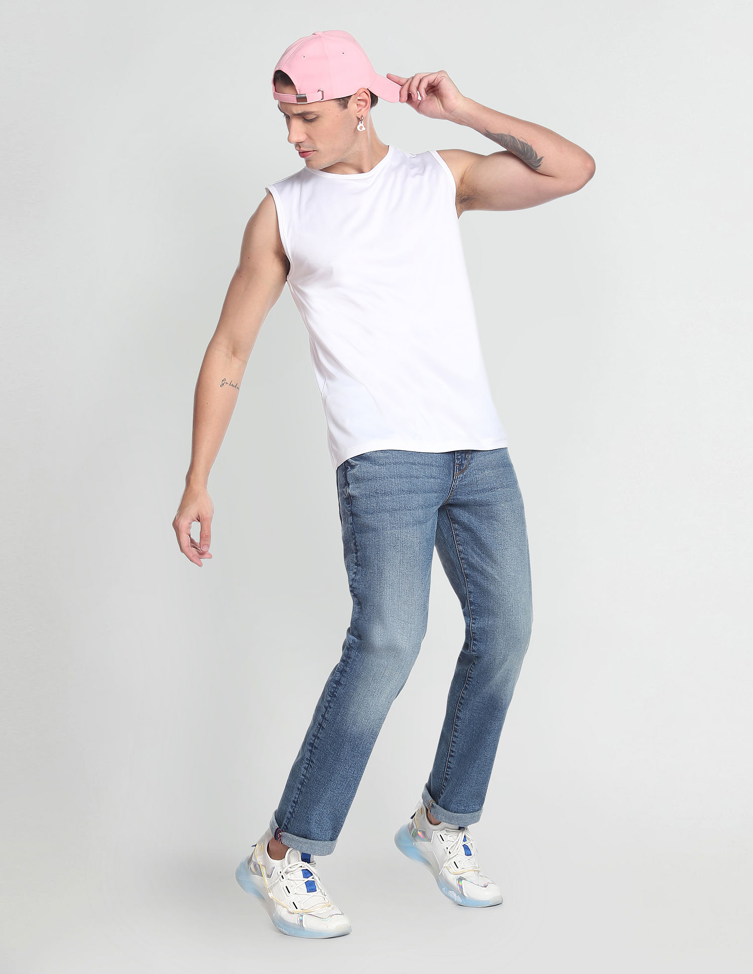 Flying Machine Freddie Slim Straight Fit Classic Vintage Jeans