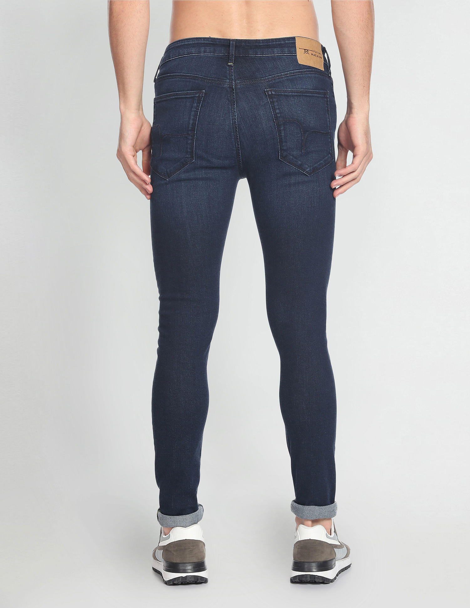 Flying Machine Stone Wash Jackson Super Skinny Fit Jeans