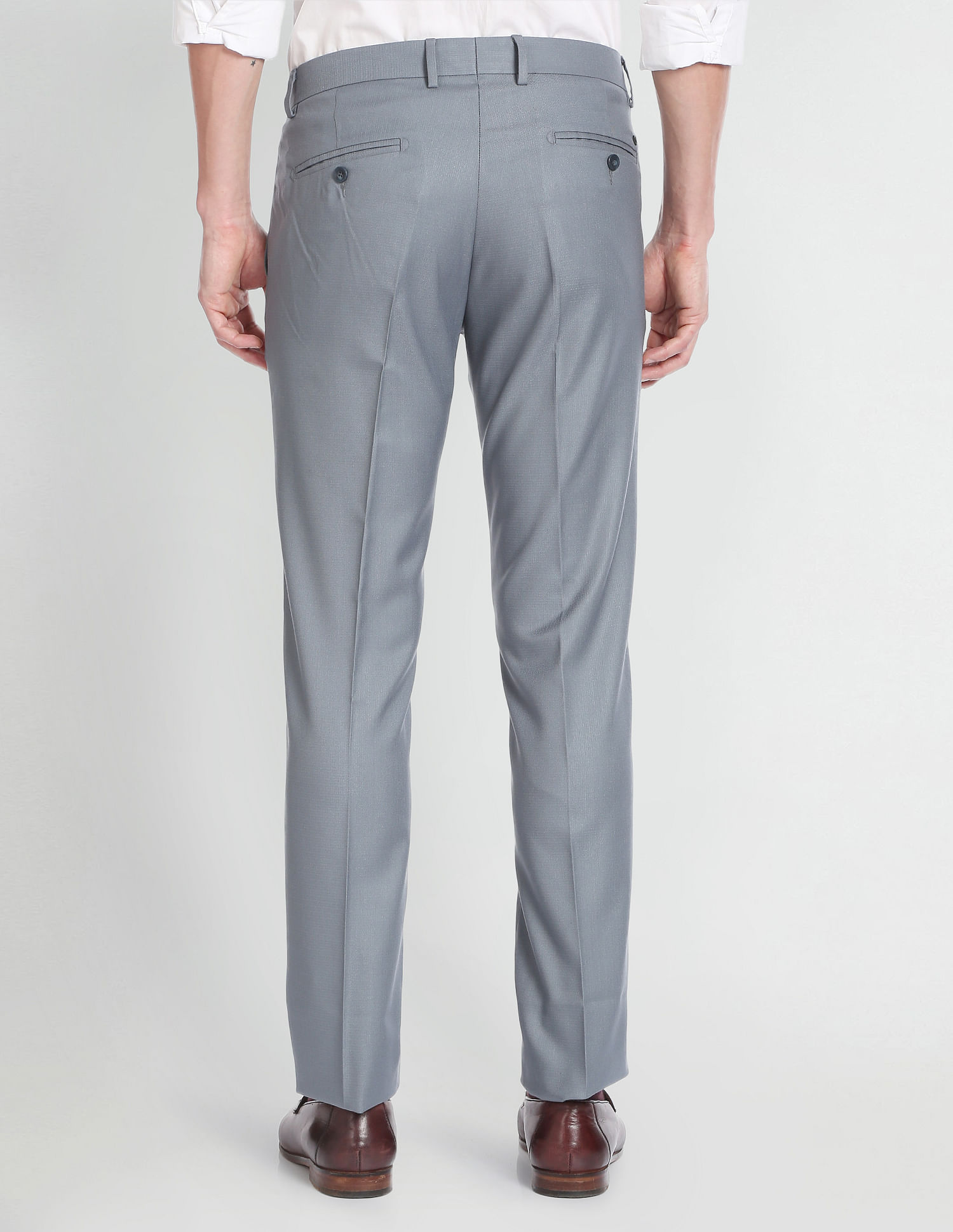 Arrow Dobby Tailored Formal Trousers