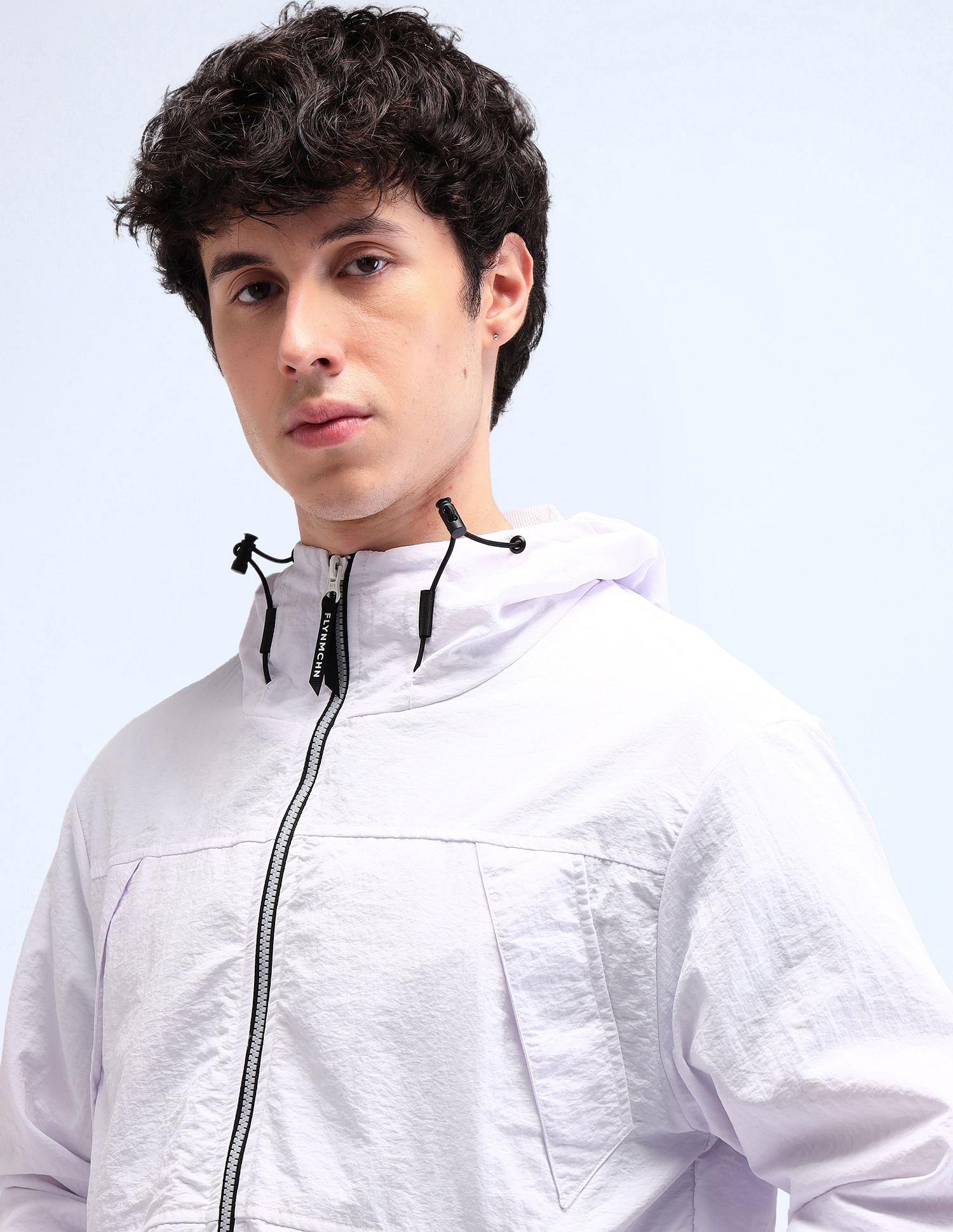 Buy Flying Machine Solid Relaxed Fit Jacket - NNNOW.com