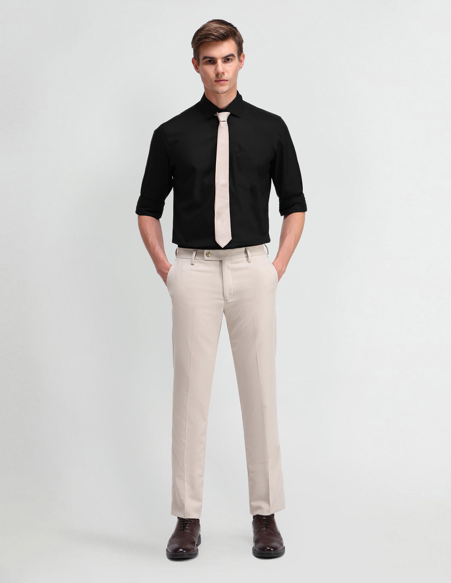 Arrow Liberty Classic Fit Textured Shirt