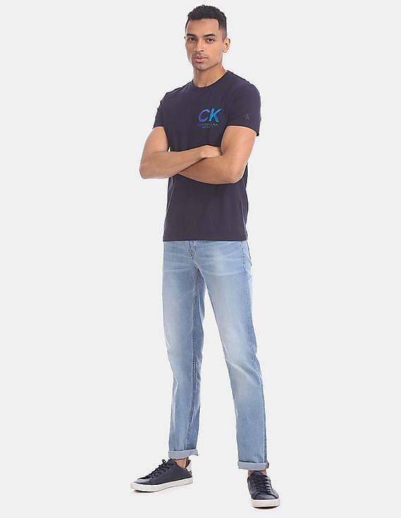 Tシャツ・カットソー K-WAY Men T-shirt Blue 1 K1125BW 867 e830d92ee4396fe28823c827389fa2