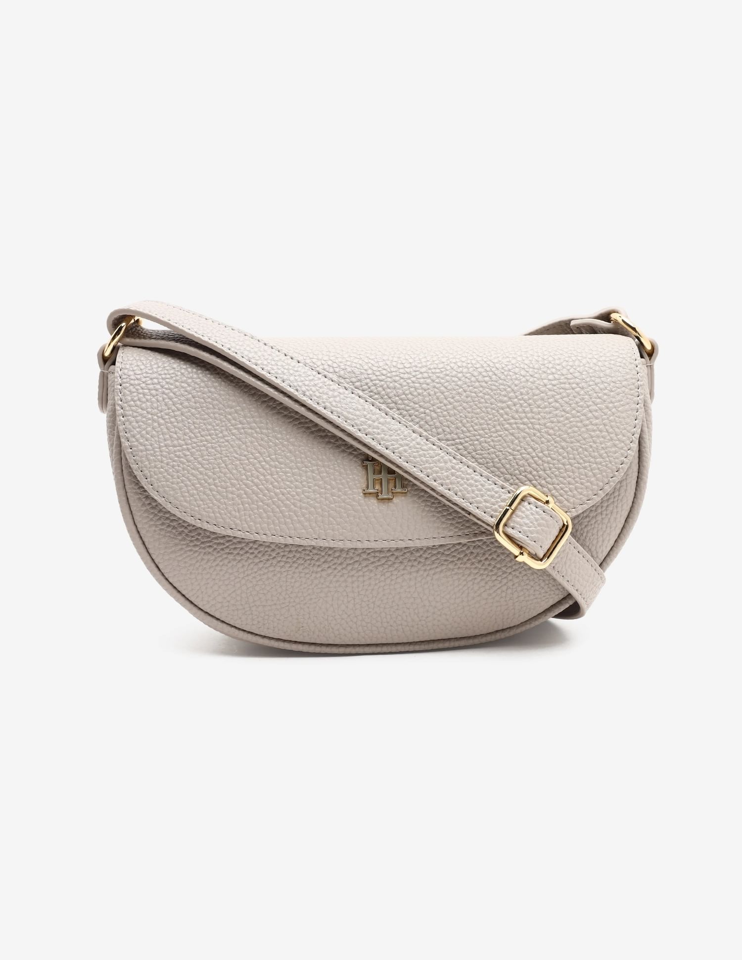 Buy Tommy Hilfiger Texture Grey Pu Sling Bag