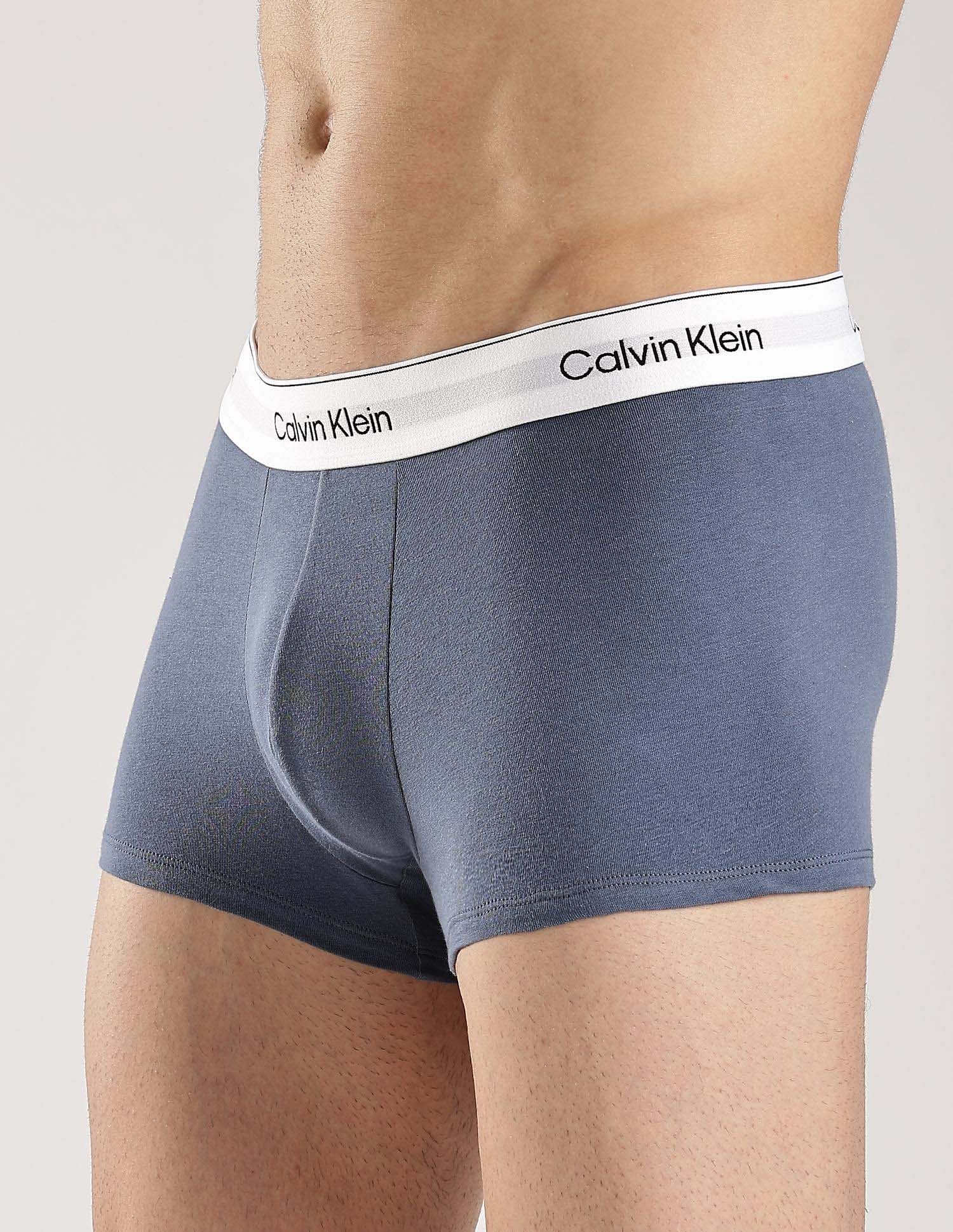 Calvin Klein Underwear Solid Multi Low Rise Trunks - Pack Of - 3