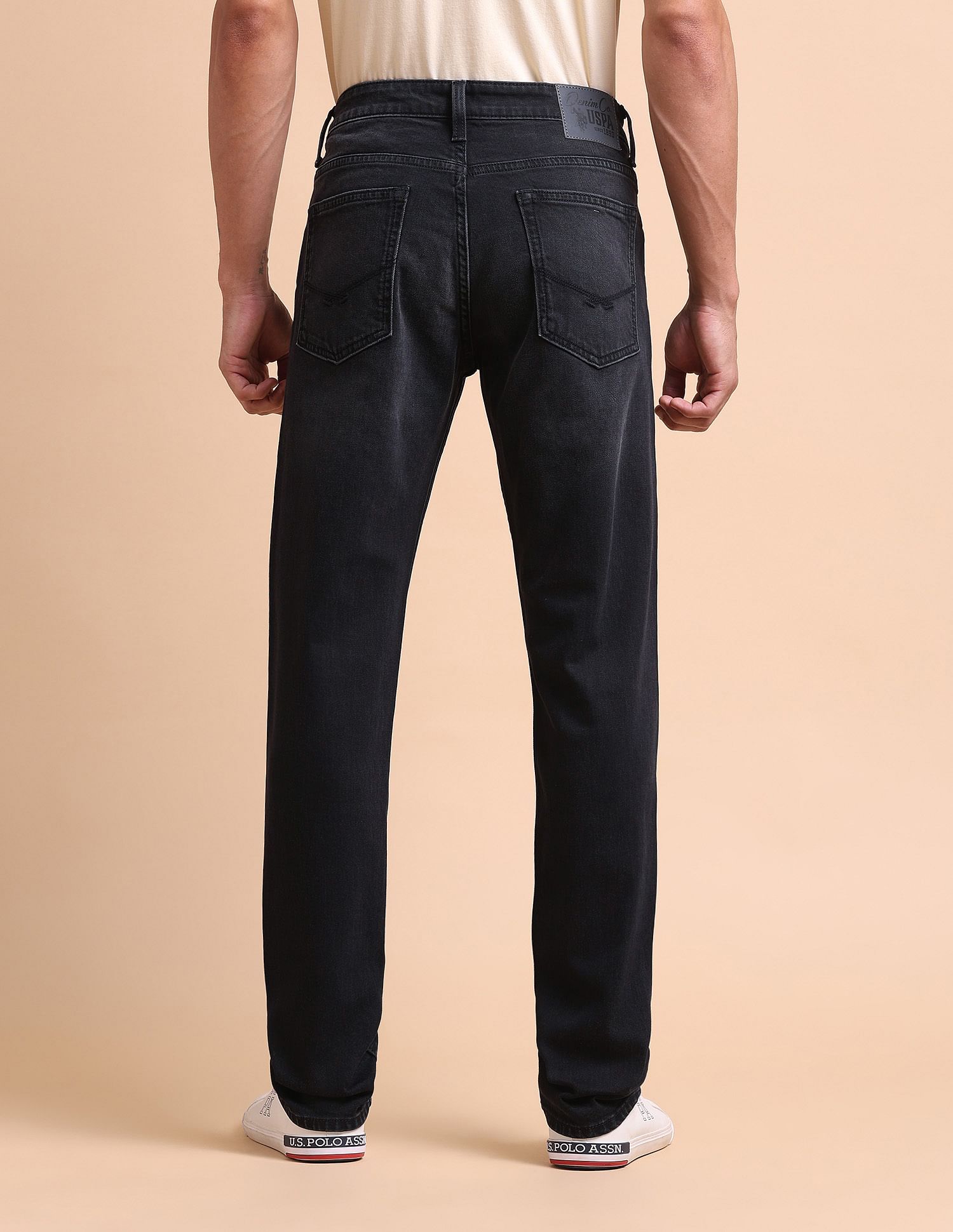 U.S. Polo Assn. Denim Co. Brandon Slim Tapered Fit Grey Jeans