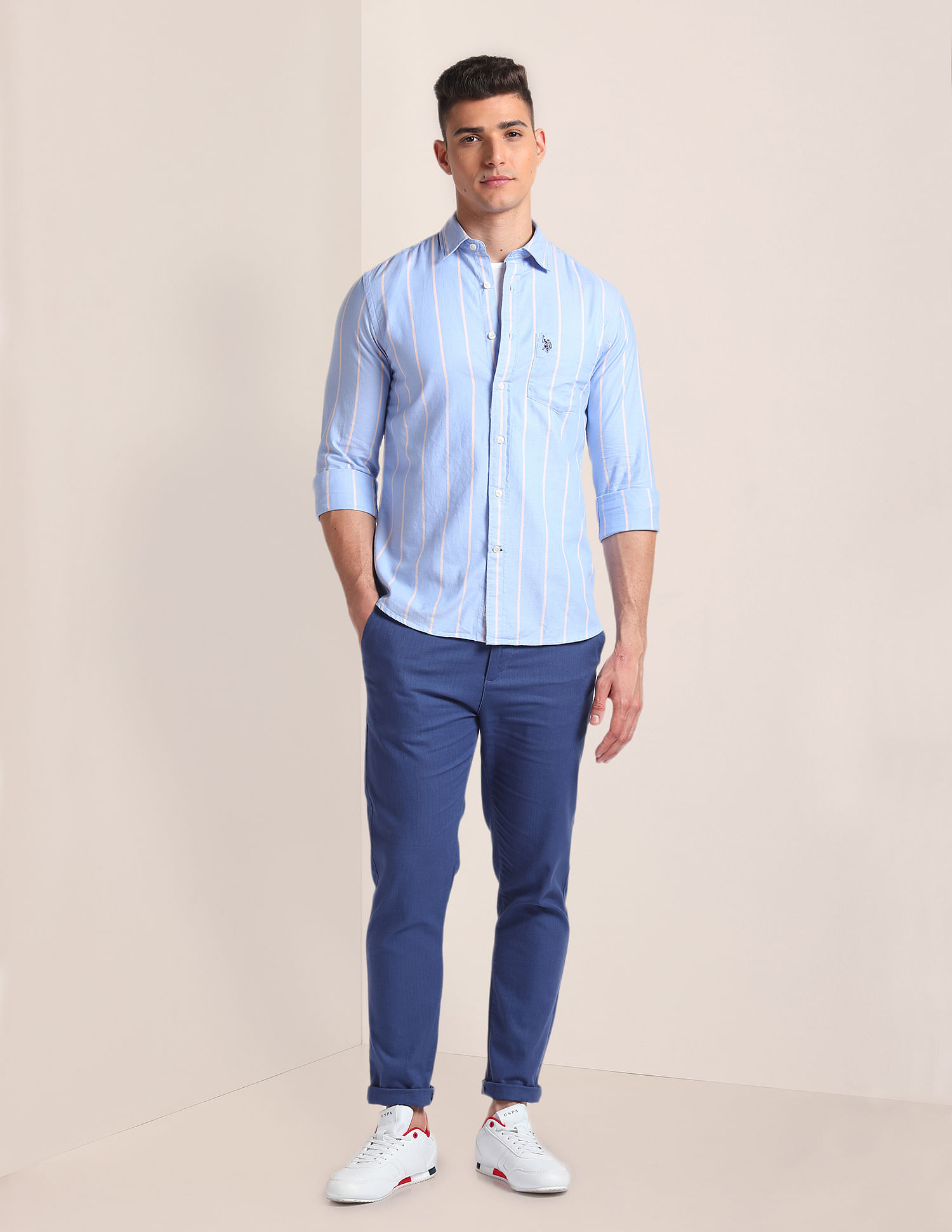 U.S. Polo Assn. Premium Cotton Dobby Shirt