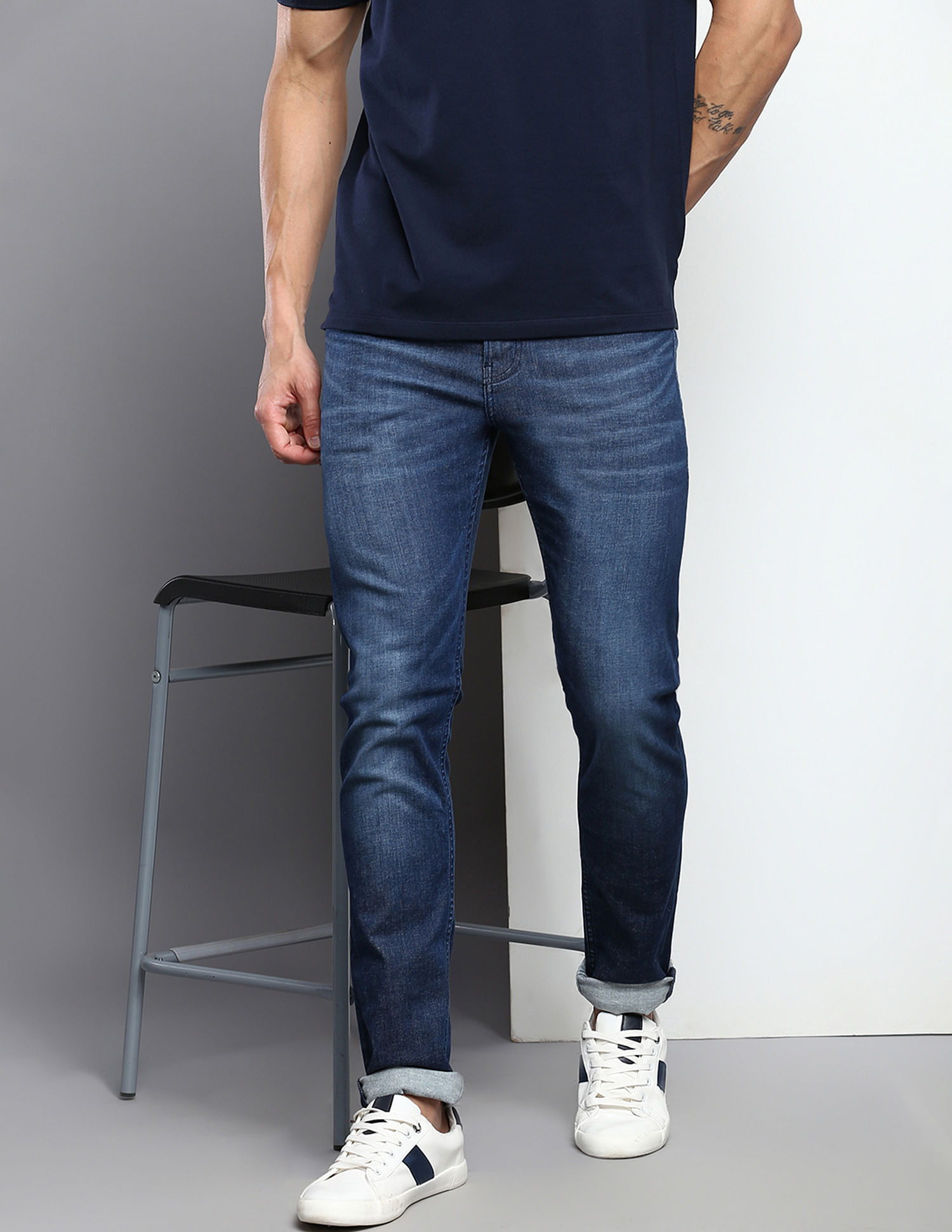 Calvin Klein Jeans Stone Wash Skinny Fit Jeans