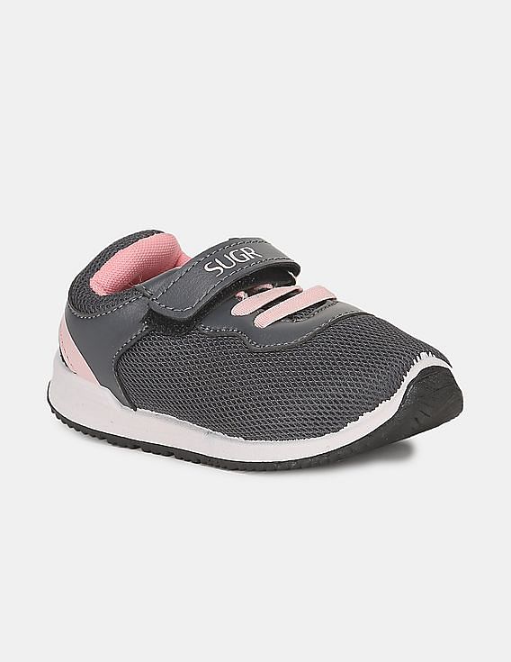Kone toddler leather sneaker (navy-grey) (Velcro) - Toke Shoes