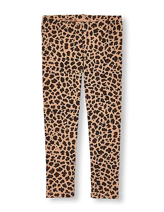Buy Fido Cotton Jersey Full Length Leggings Leaves Printed Brown for Girls  (18-24Months) Online in India, Shop at FirstCry.com - 14623626