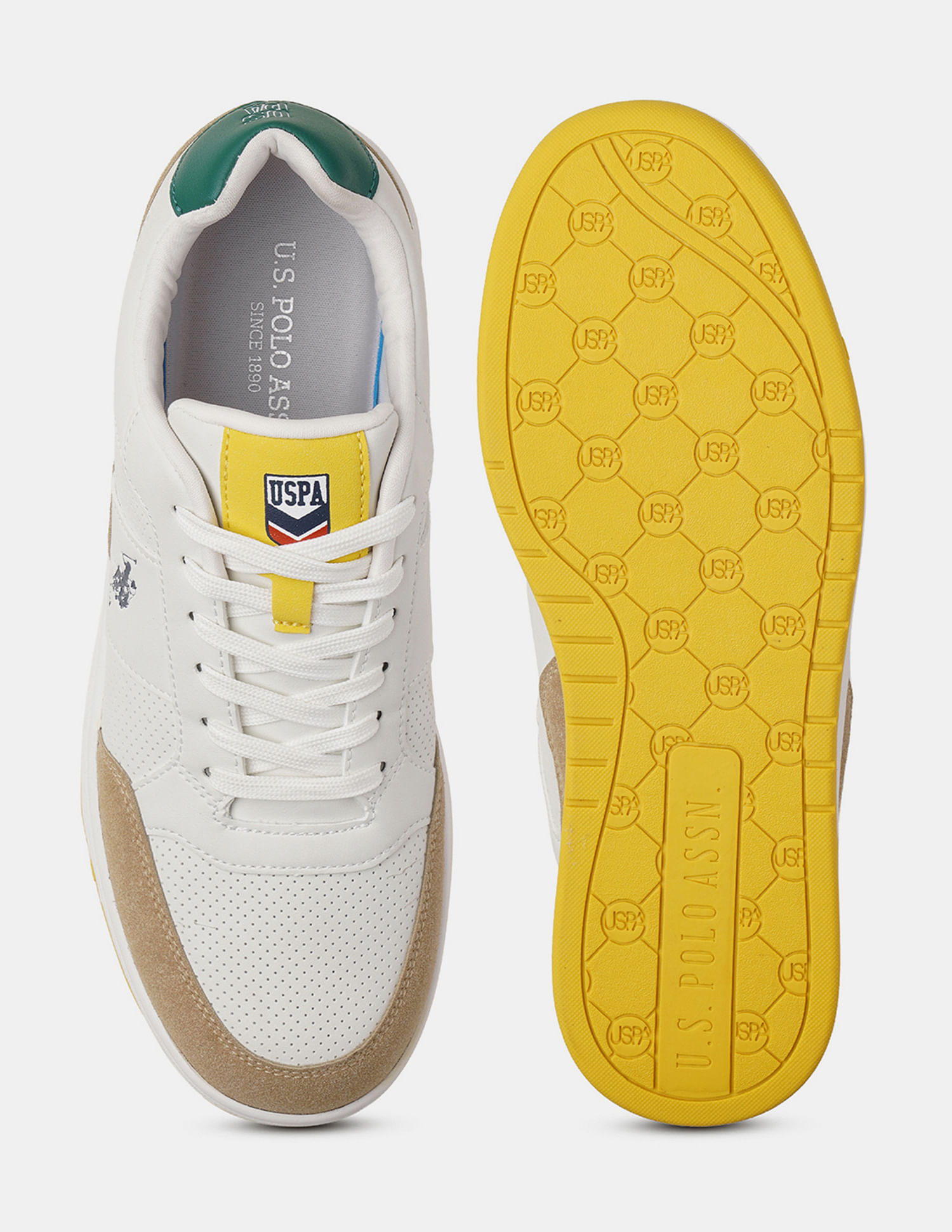 U.S. Polo Assn. Men Simon Colour Blocked Sneakers