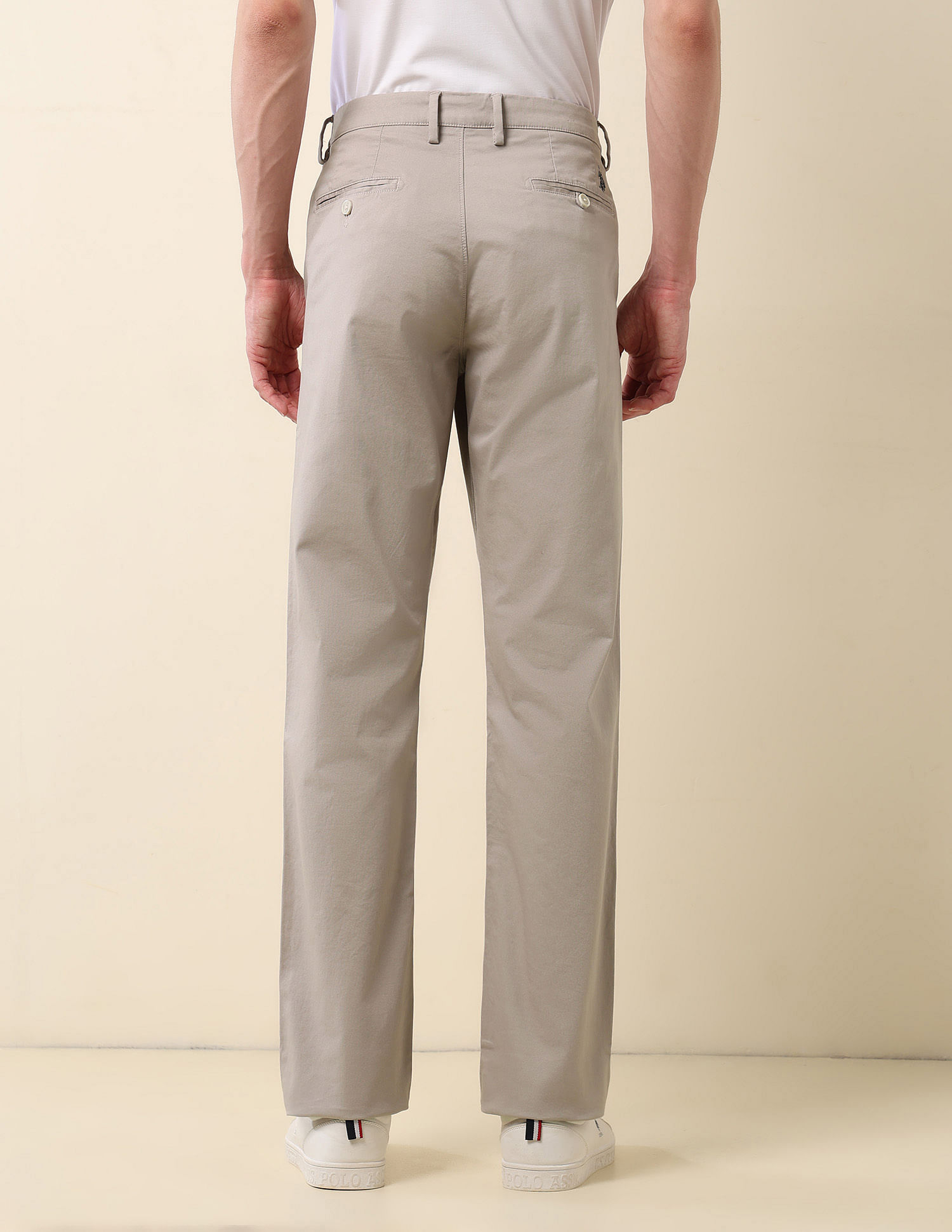 U.S. Polo Assn. Riley Straight Fit Dobby Weave Trousers