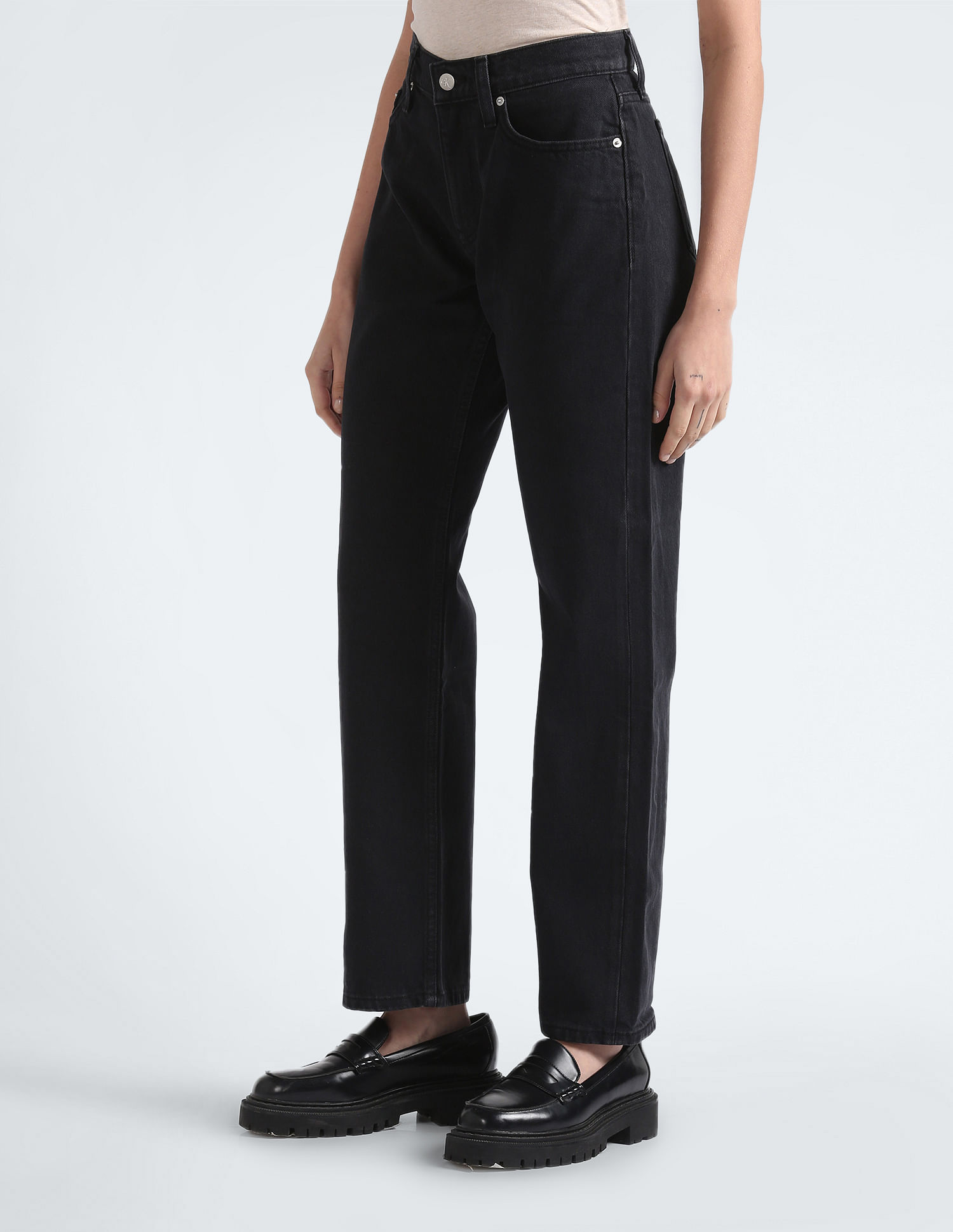 Calvin Klein Low Rise Straight Jeans