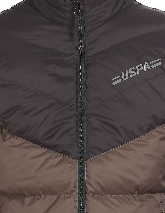 U.S. Polo Assn. Long Sleeve High Neck Puffer Jacket