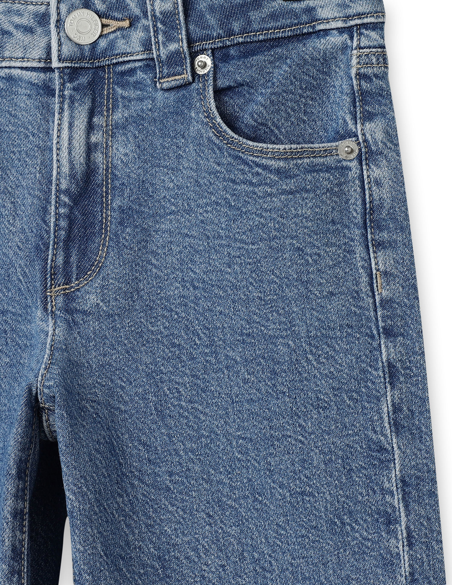 Tommy Hilfiger Kids Girls Straight Fit Jeans
