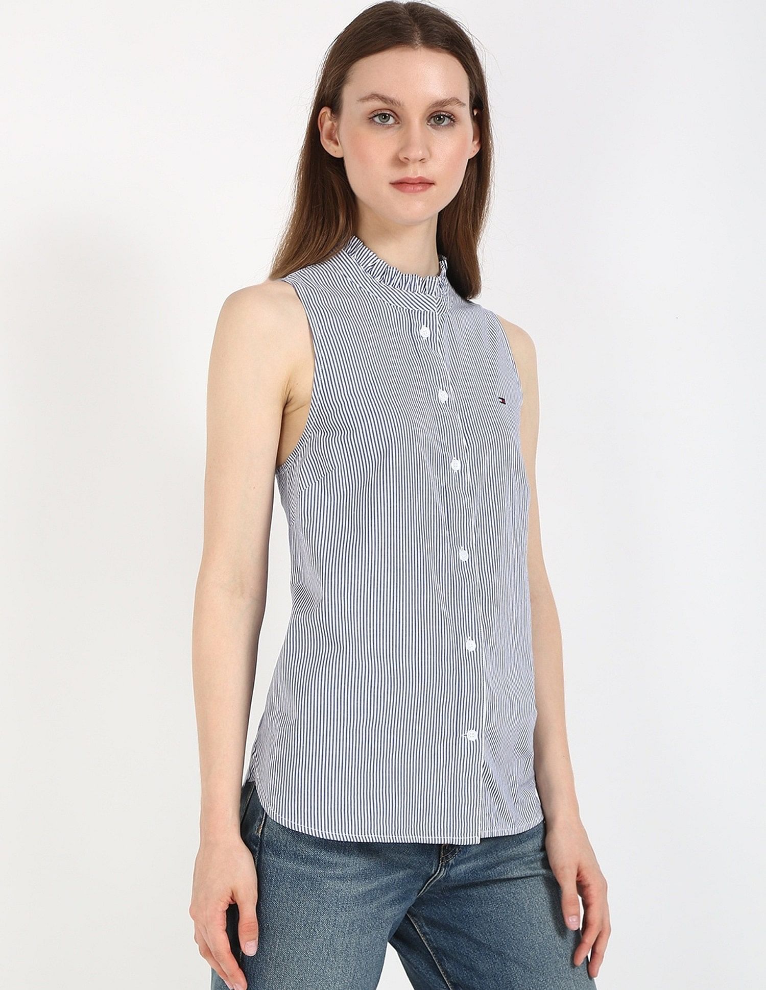 Tommy Hilfiger Striped Regular-Fit Cotton Shirt