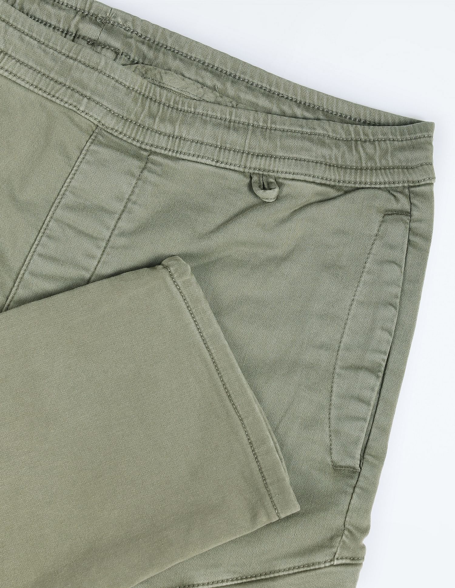 Flying Machine Mid Rise Solid Trousers