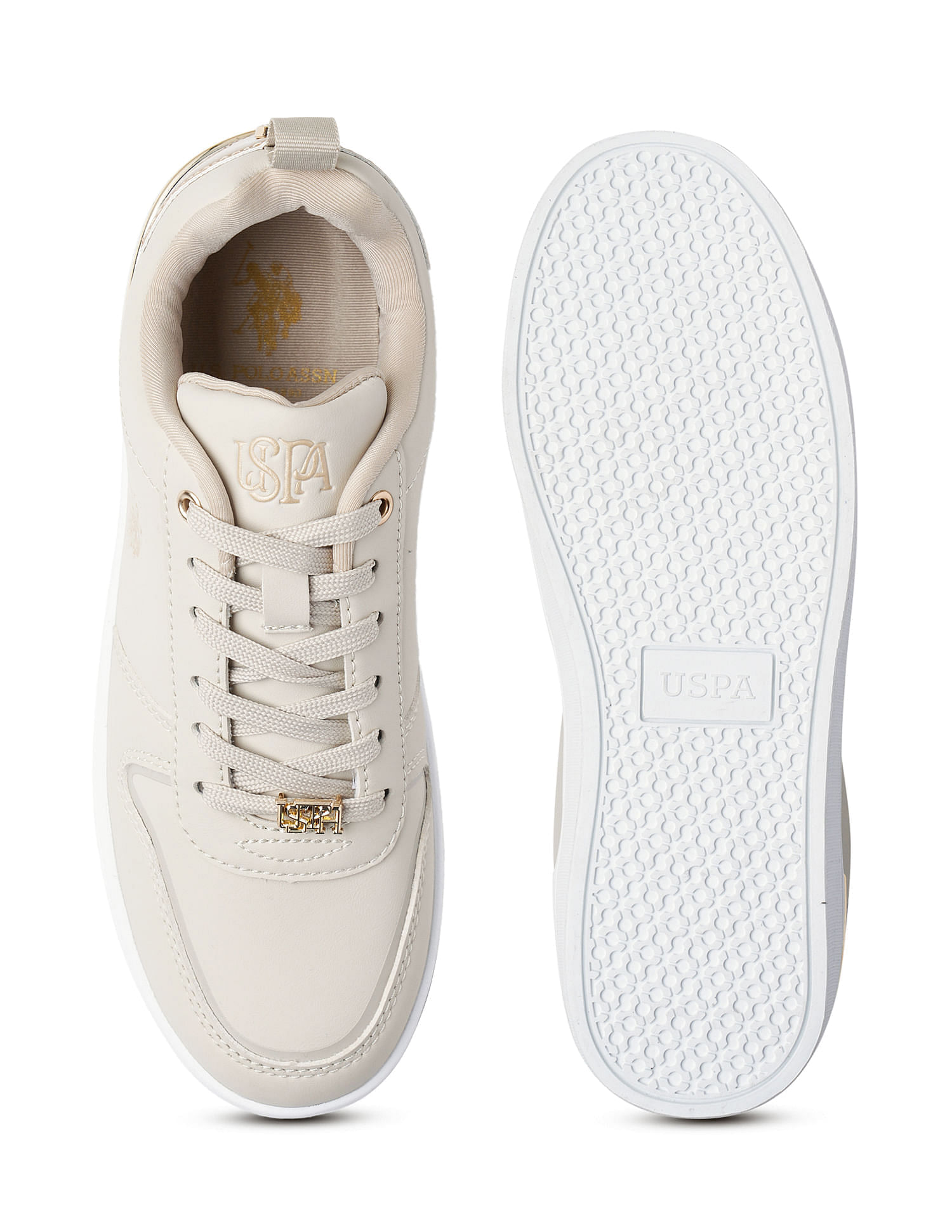【最終値下・新品未使用】soyy. Almond polo サンドベージュ Buy U.S. Polo Assn. Women Round Toe Logo Aya 2.0 Sneakers