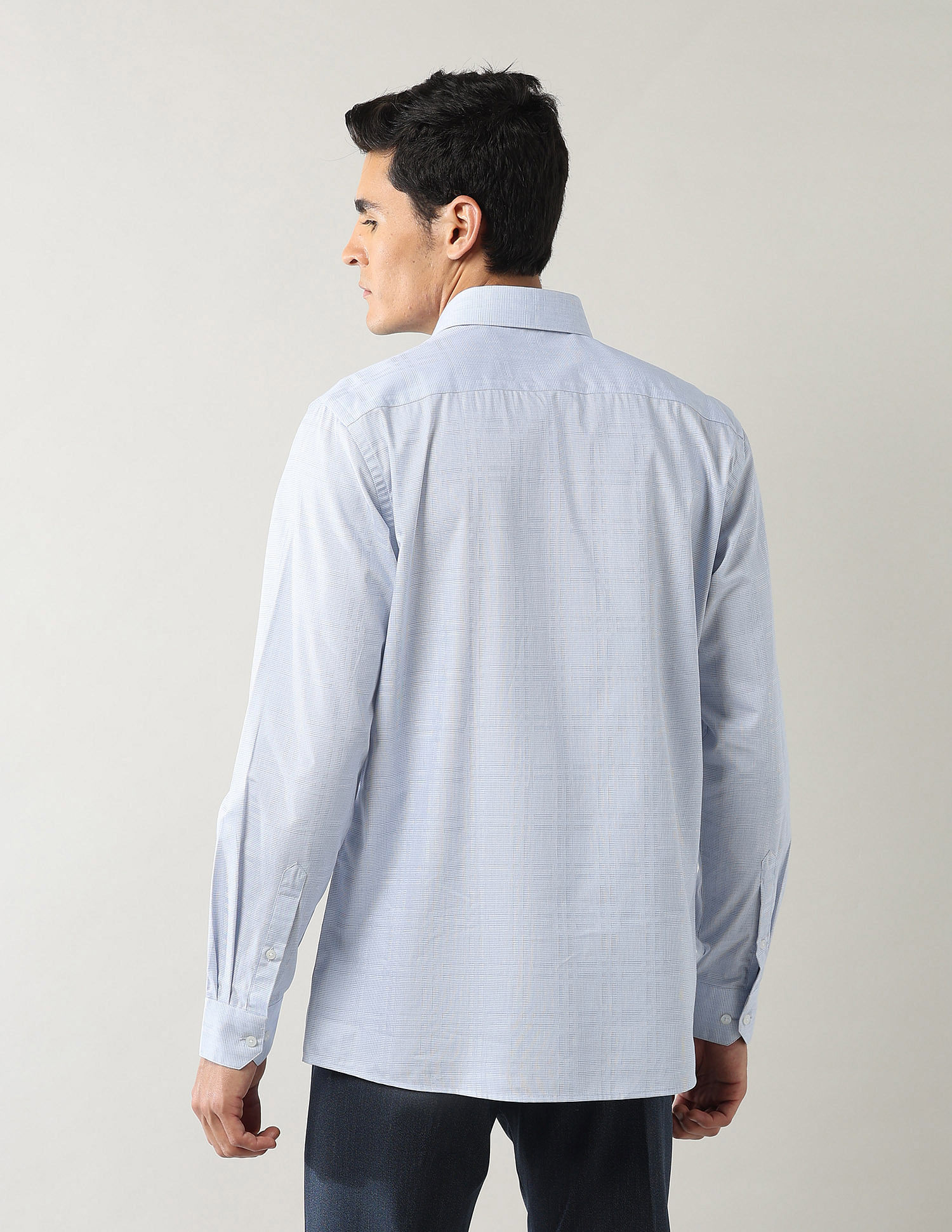 Arrow Textured Liberty Classic Fit Shirt