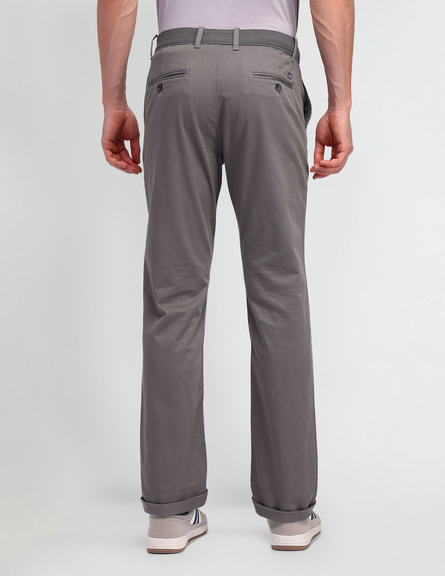 Arrow Sport Regular Fit Mid Rise Trousers