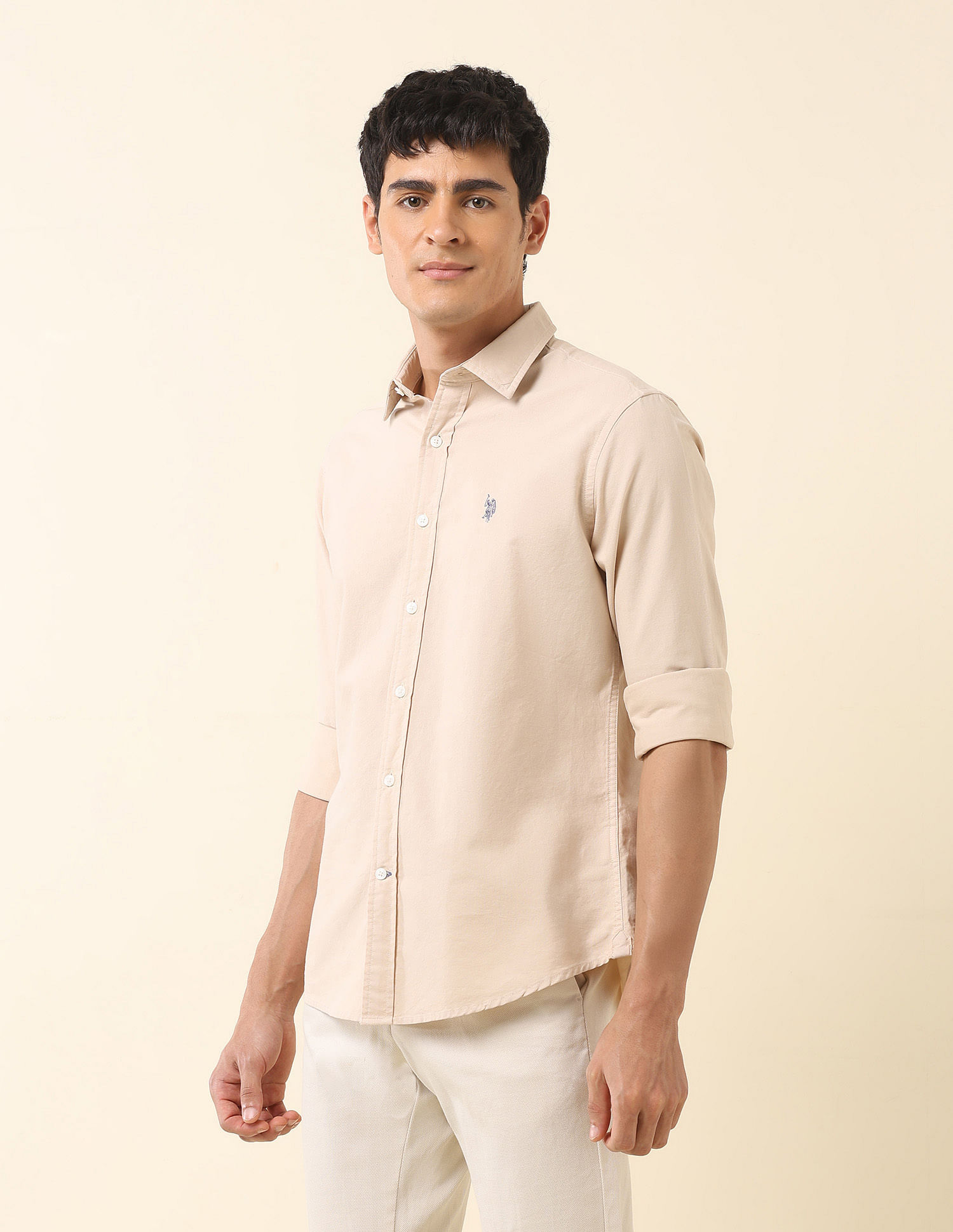 U.S. Polo Assn. Tailored Fit Pure Cotton Oxford Shirt