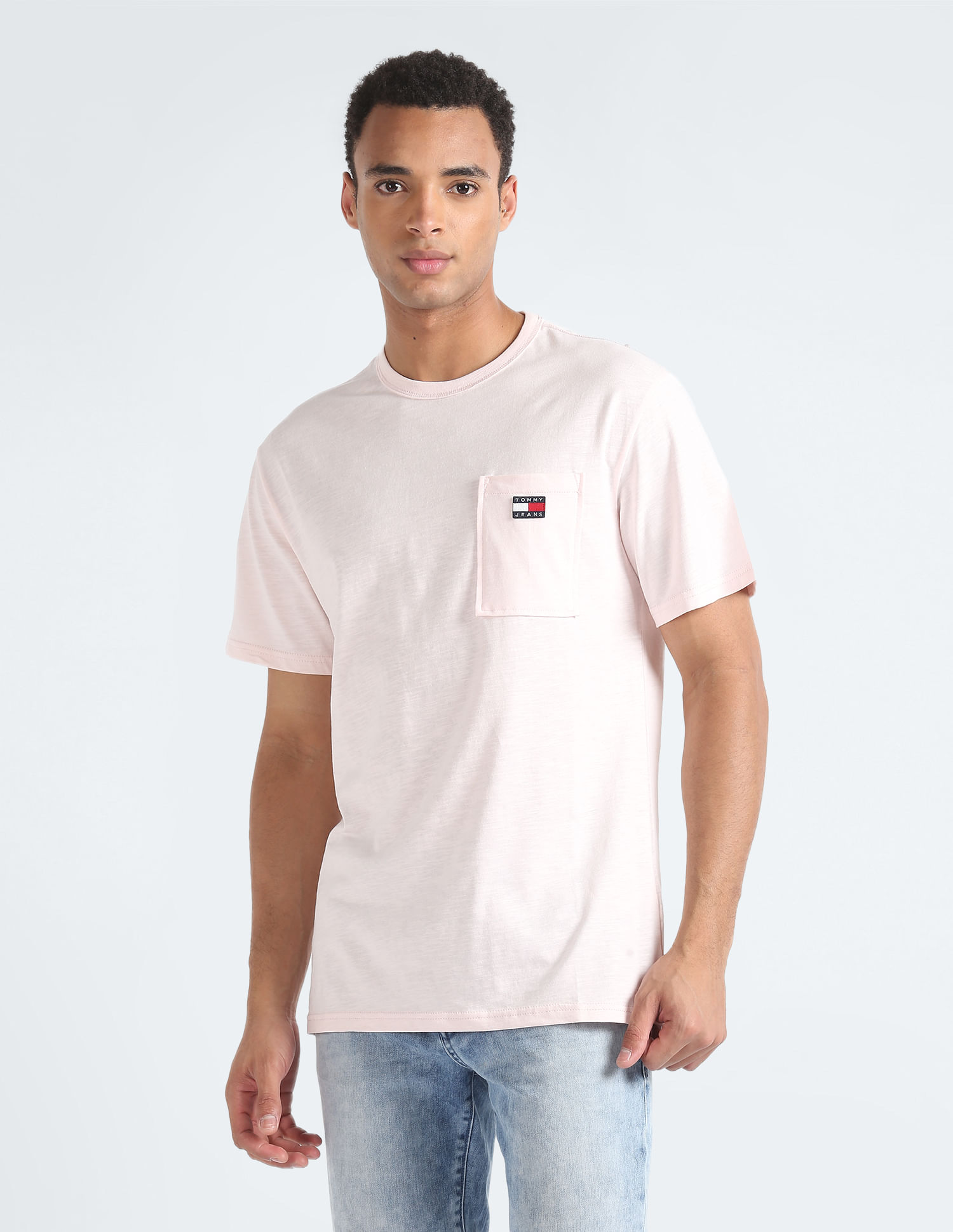 Tommy Hilfiger Transitional Cotton Logo Badge Pocket T-Shirt