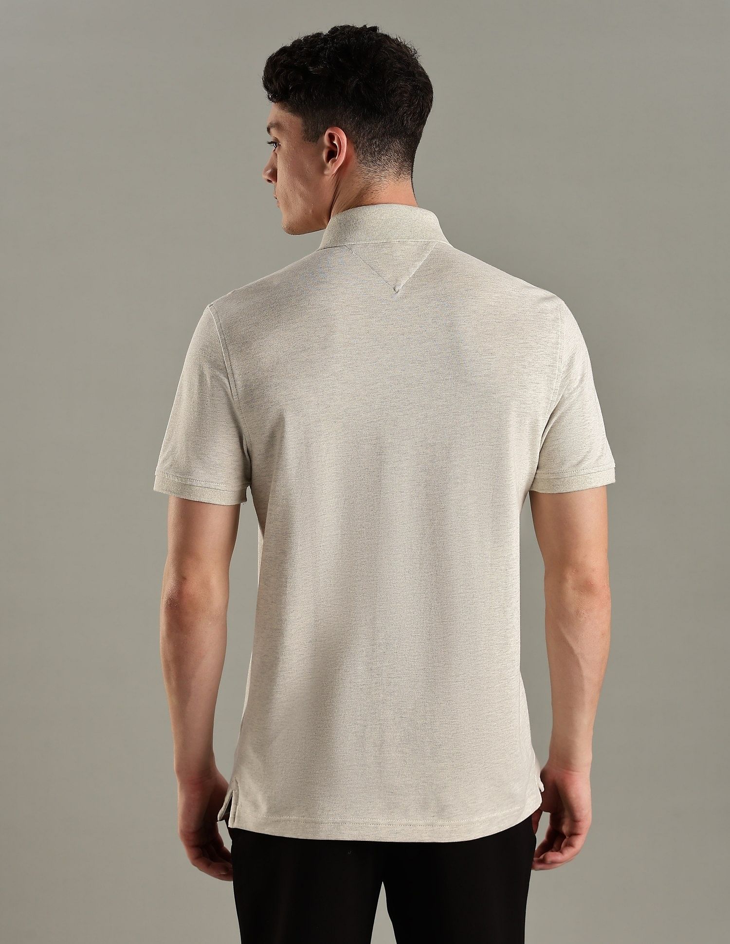 Tommy Hilfiger Solid Slim-Fit Cotton Polo T-Shirt
