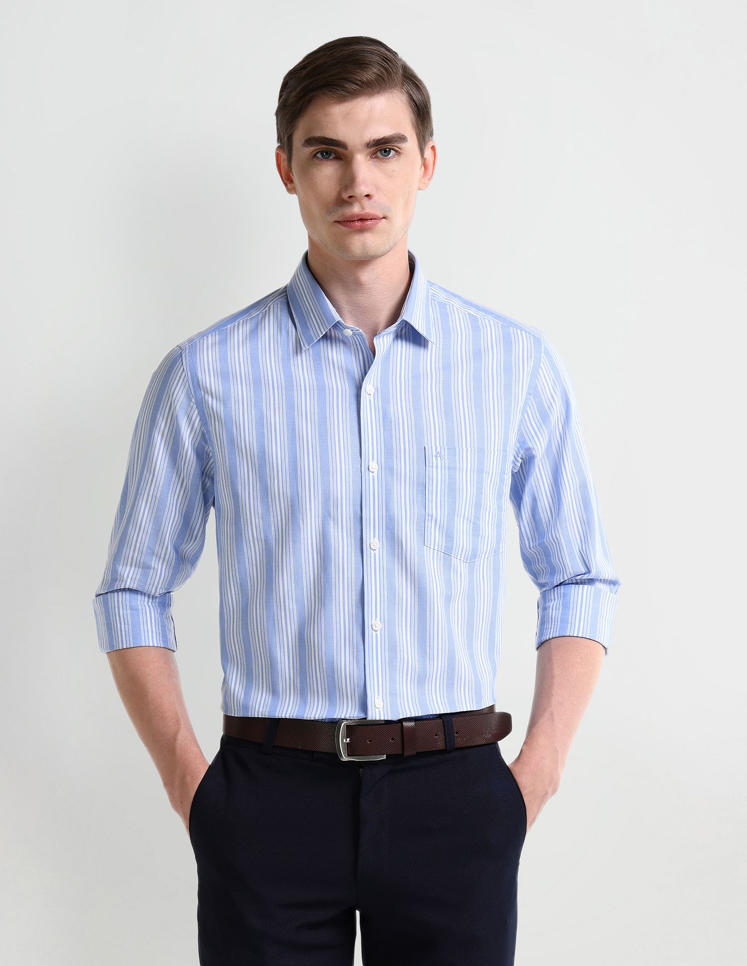 Arrow Manhattan Slim Cotton Shirt